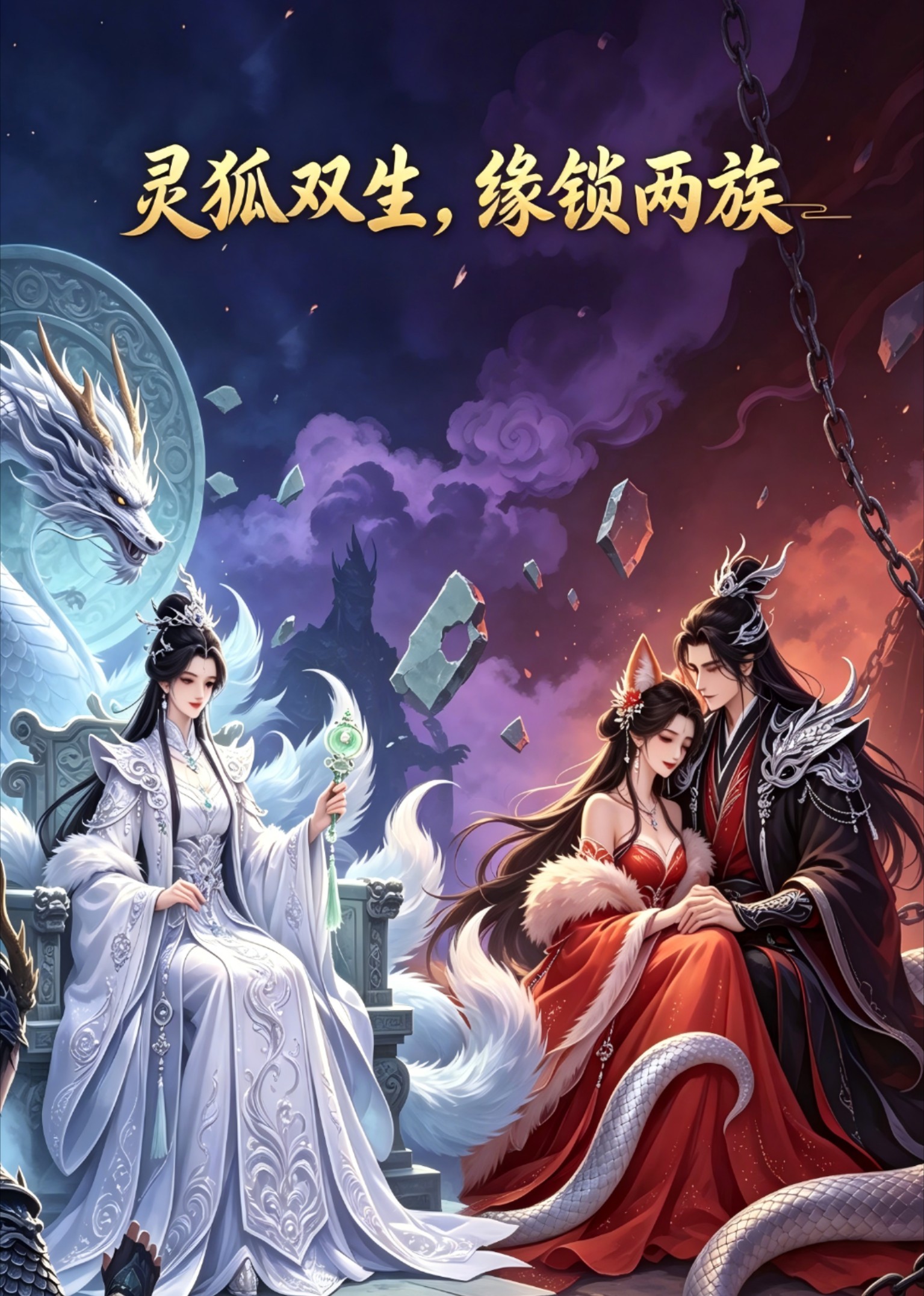 灵狐双生，缘锁两族封面图