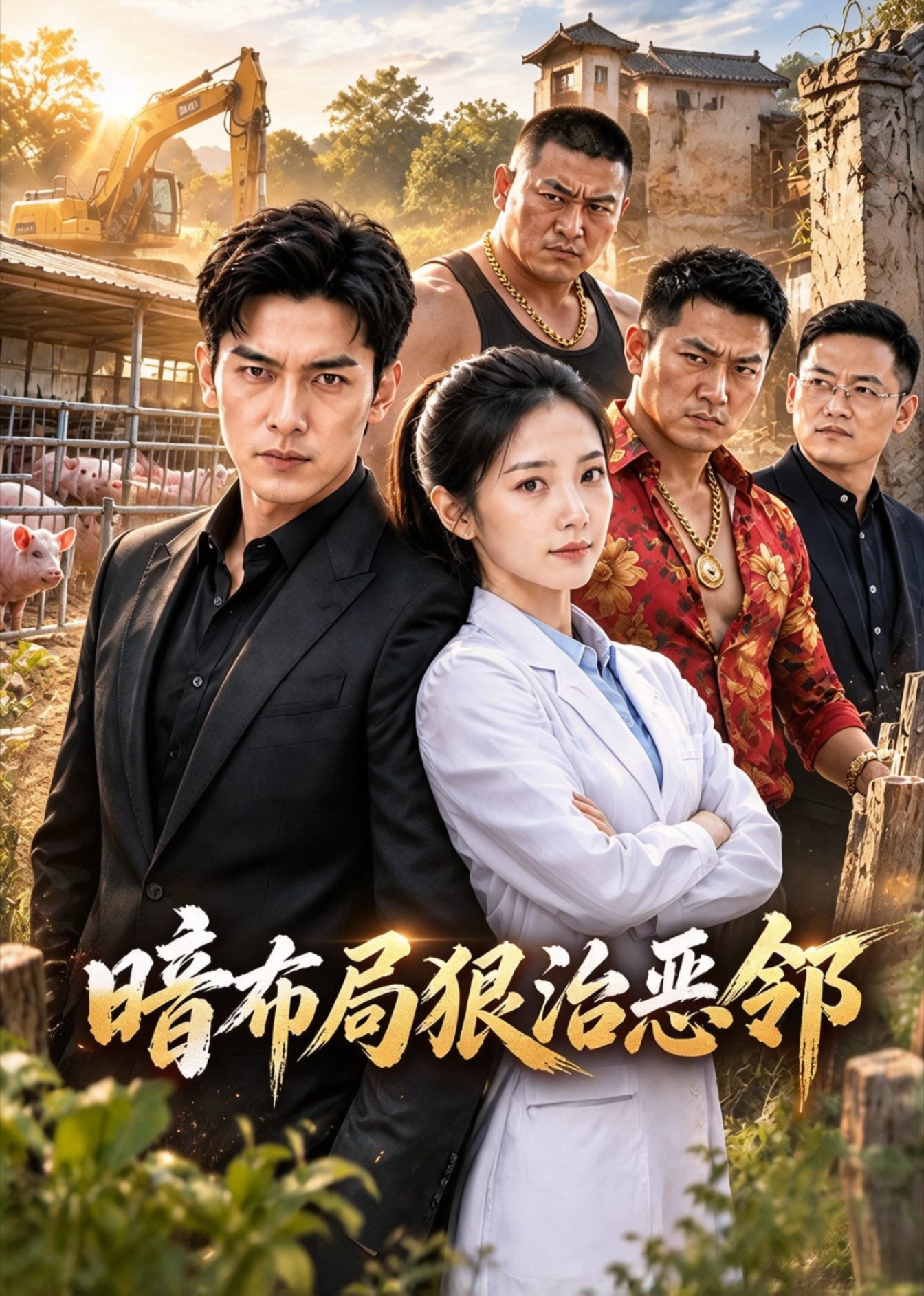暗布局狠治恶邻封面图