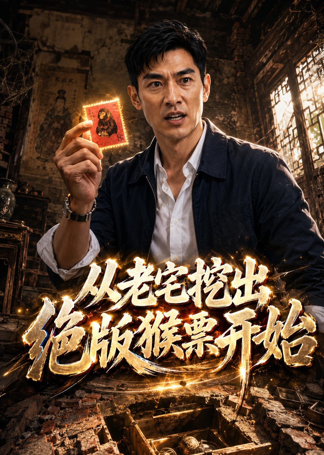 从老宅挖出绝版猴票开始
