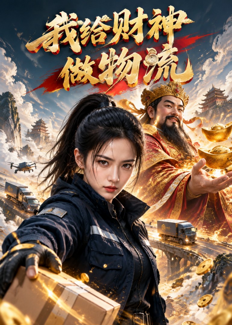 我给财神做物流封面图