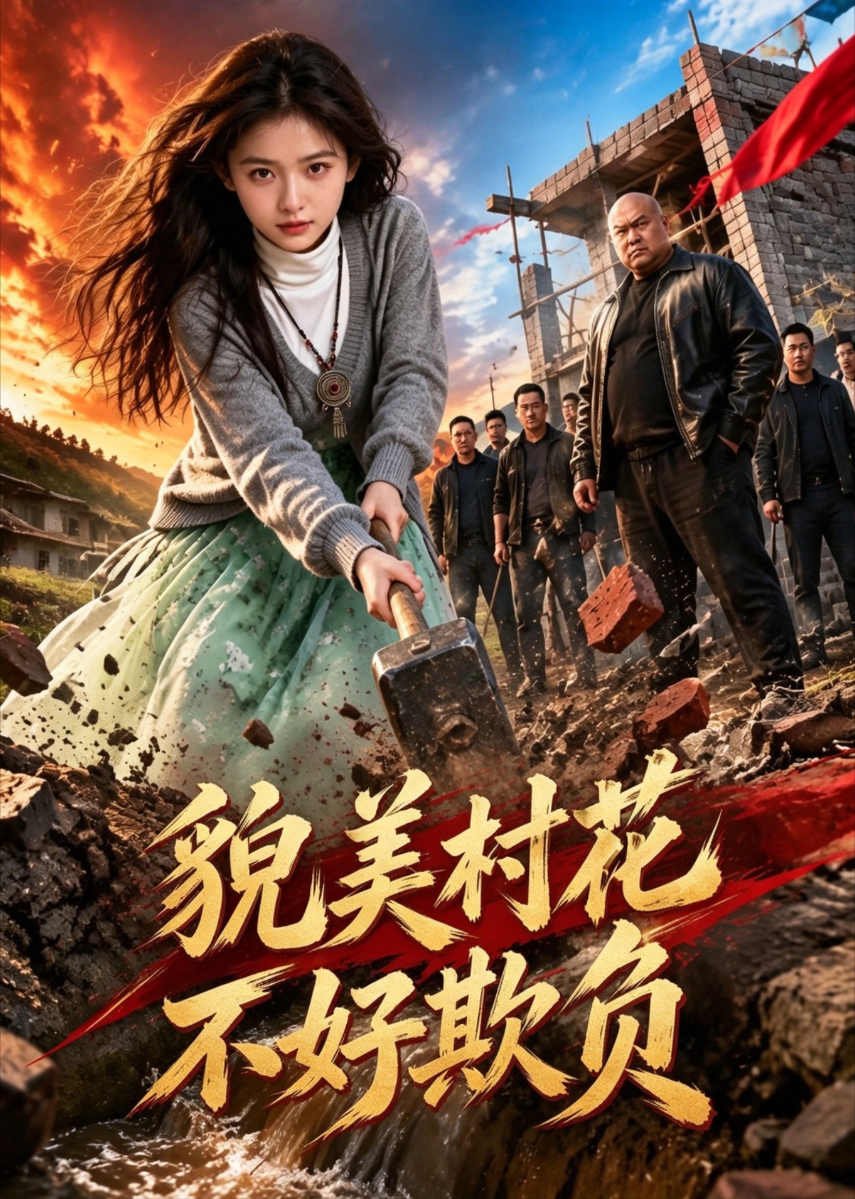 貌美村花不好欺负