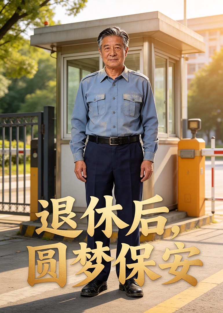 退休后，圆梦保安