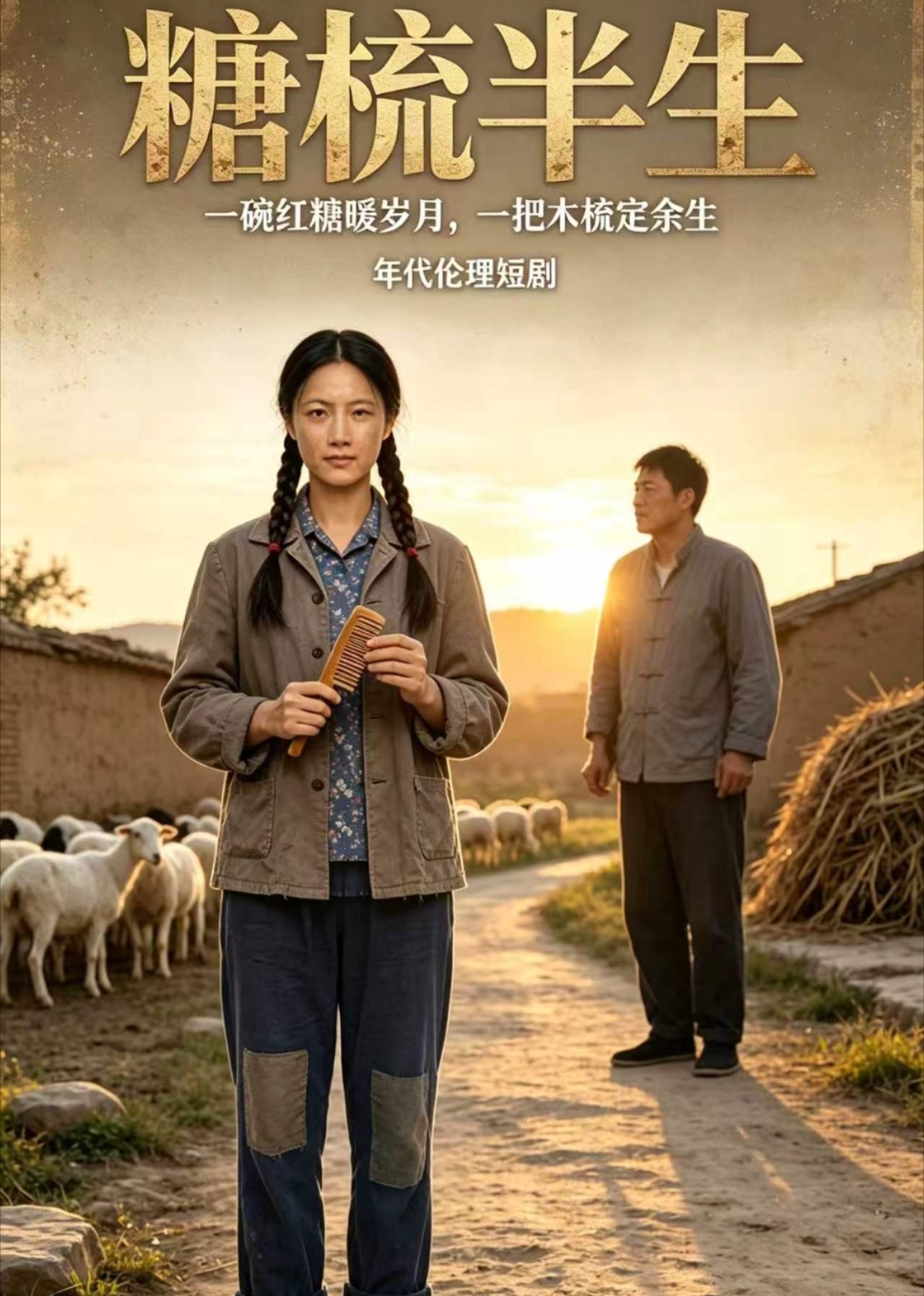 糖梳半生