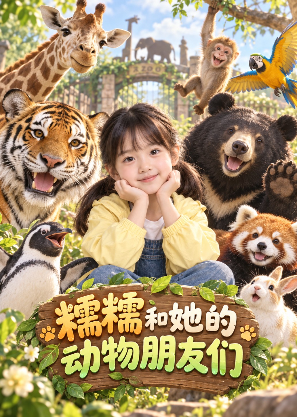 糯糯和她的动物朋友们封面图