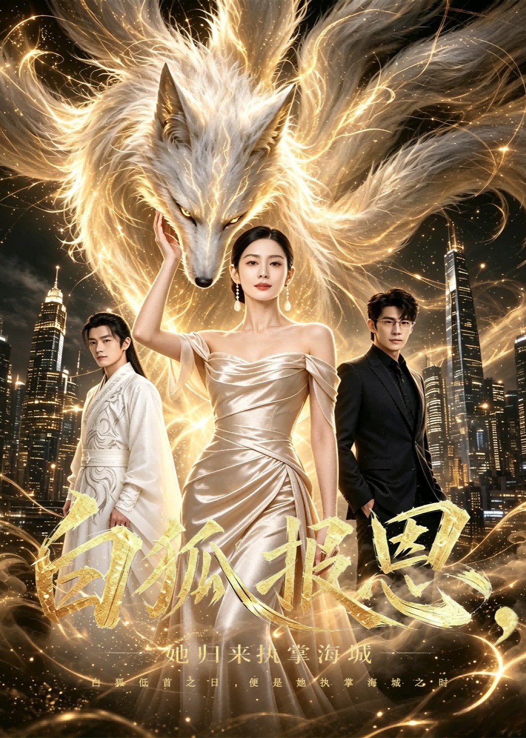 白狐报恩，她归来执掌海城