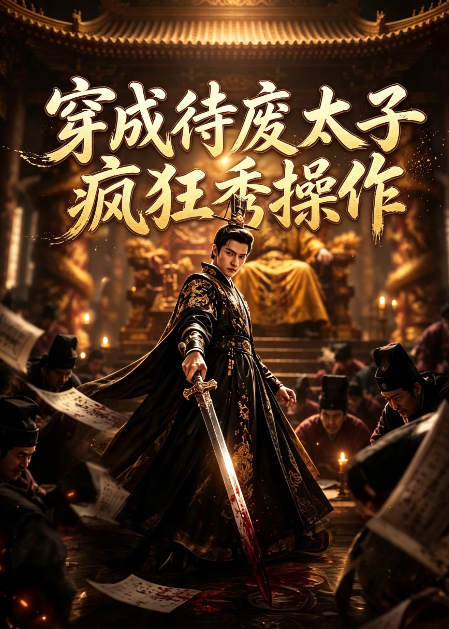 穿成待废太子疯狂秀操作封面图
