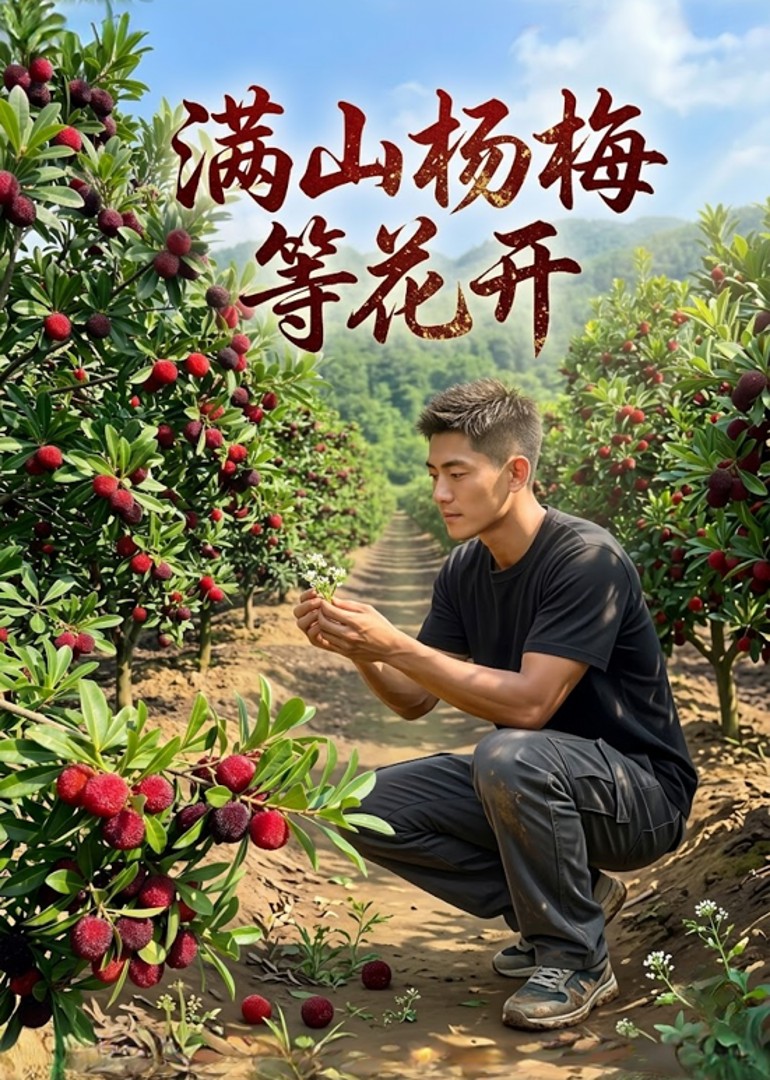 满山杨梅等花开