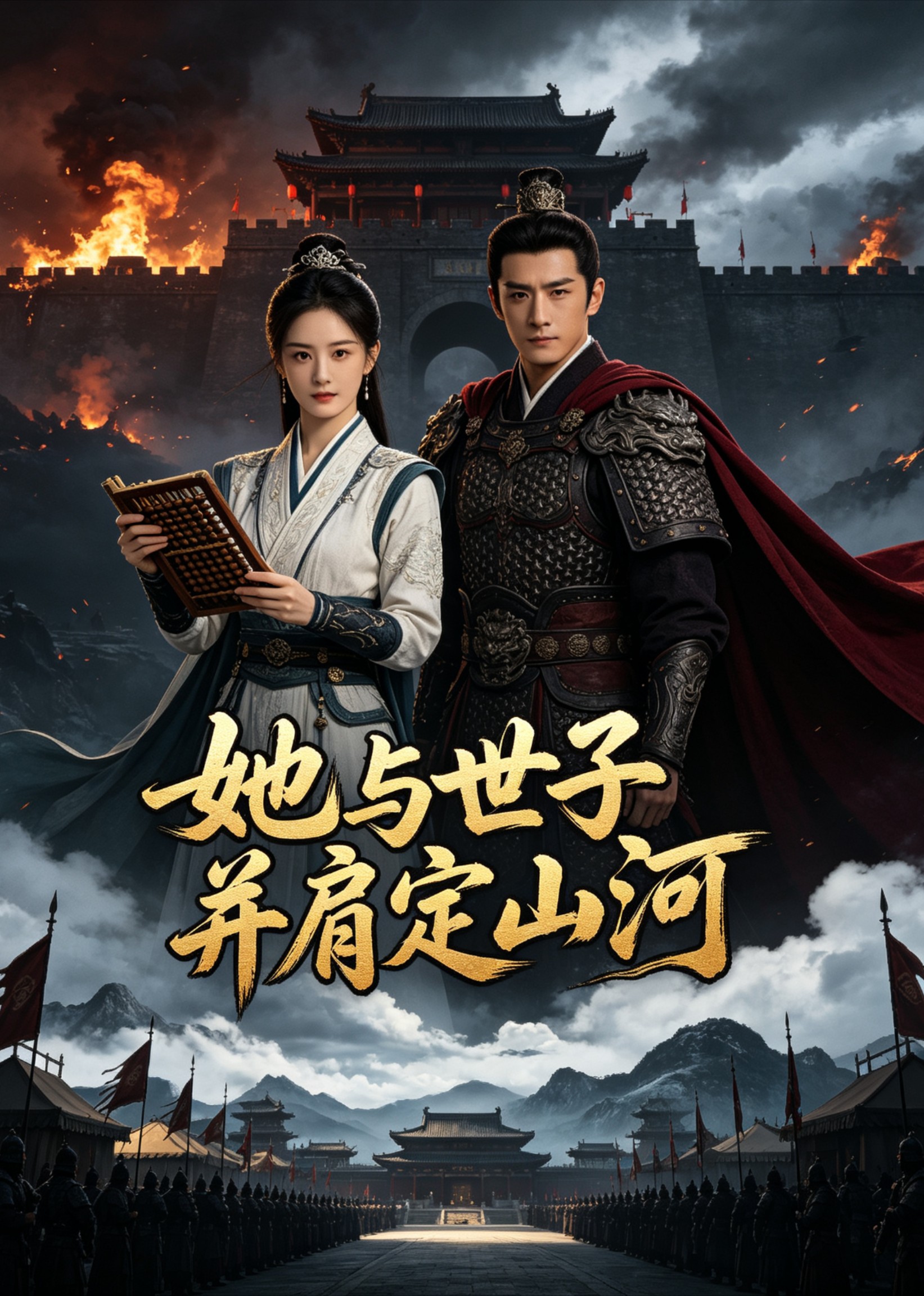 她与世子并肩定山河封面图