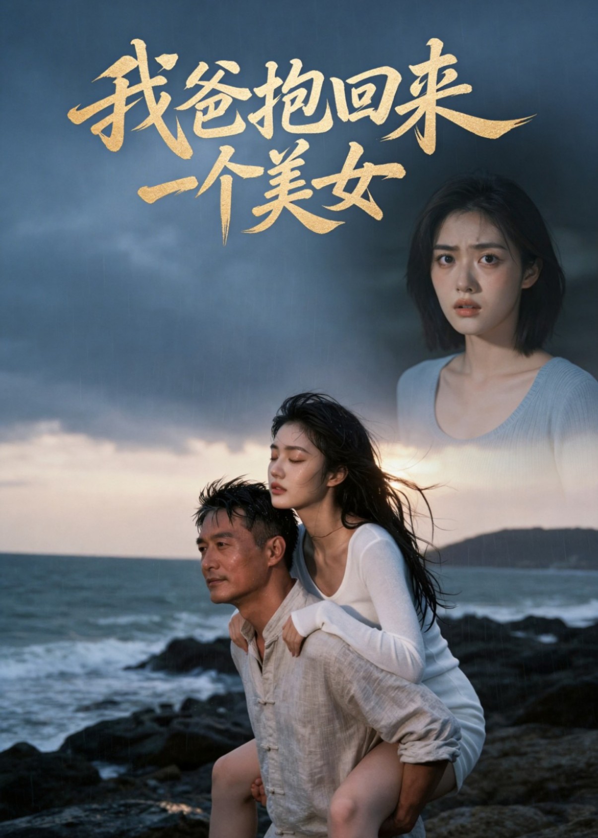 我爸抱回来一个美女