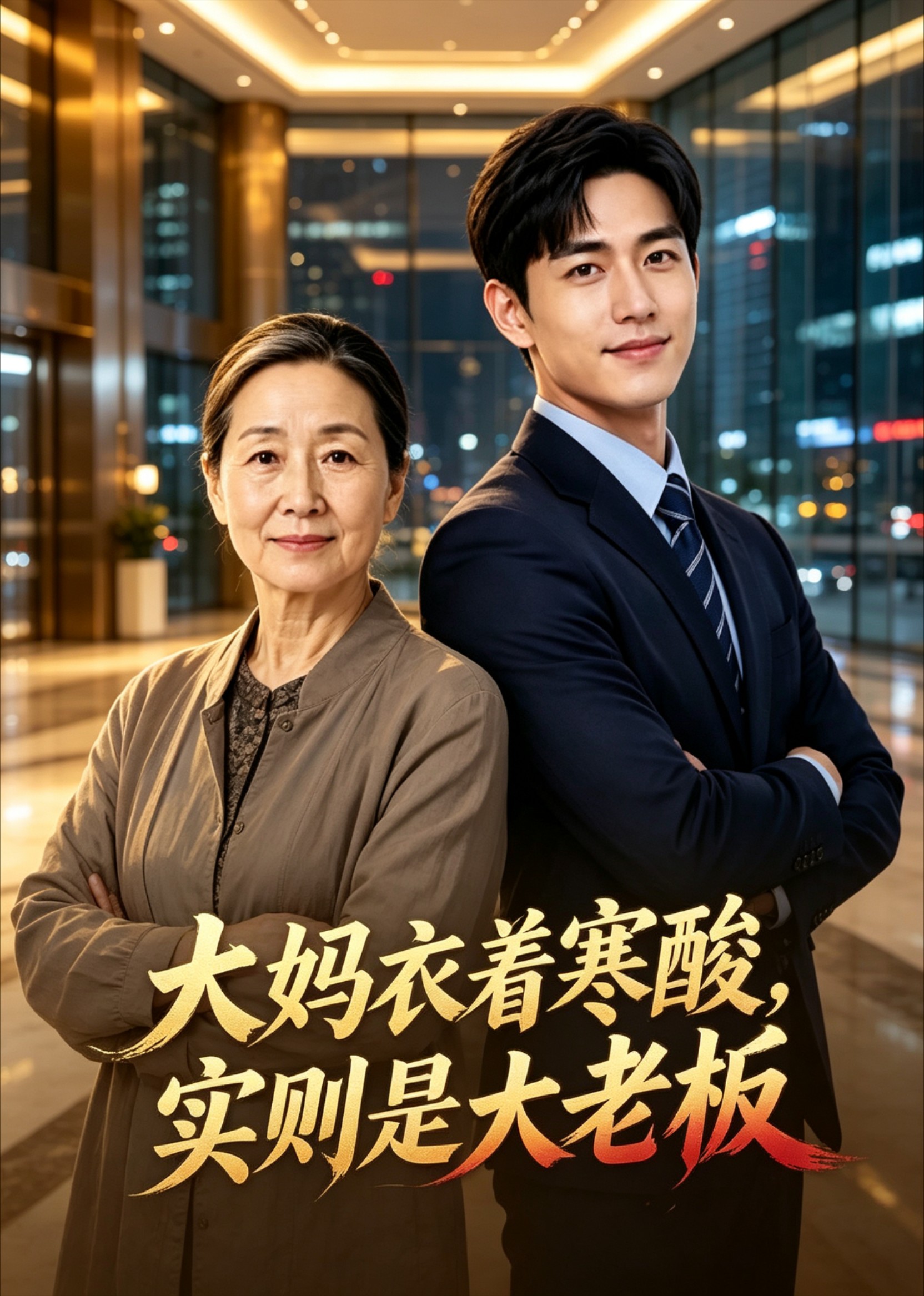 大妈衣着寒酸，实则是大老板封面图