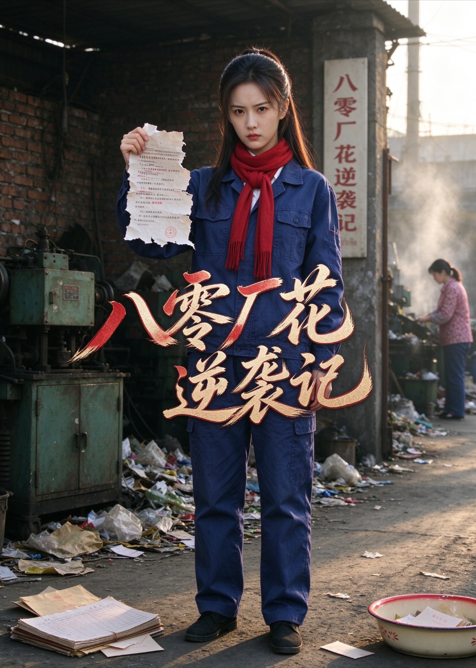 八零厂花逆袭记封面图