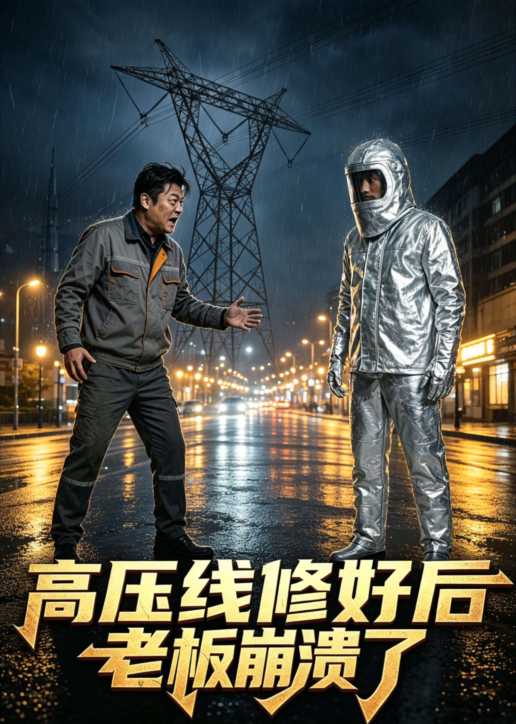高压线修好后老板崩溃了