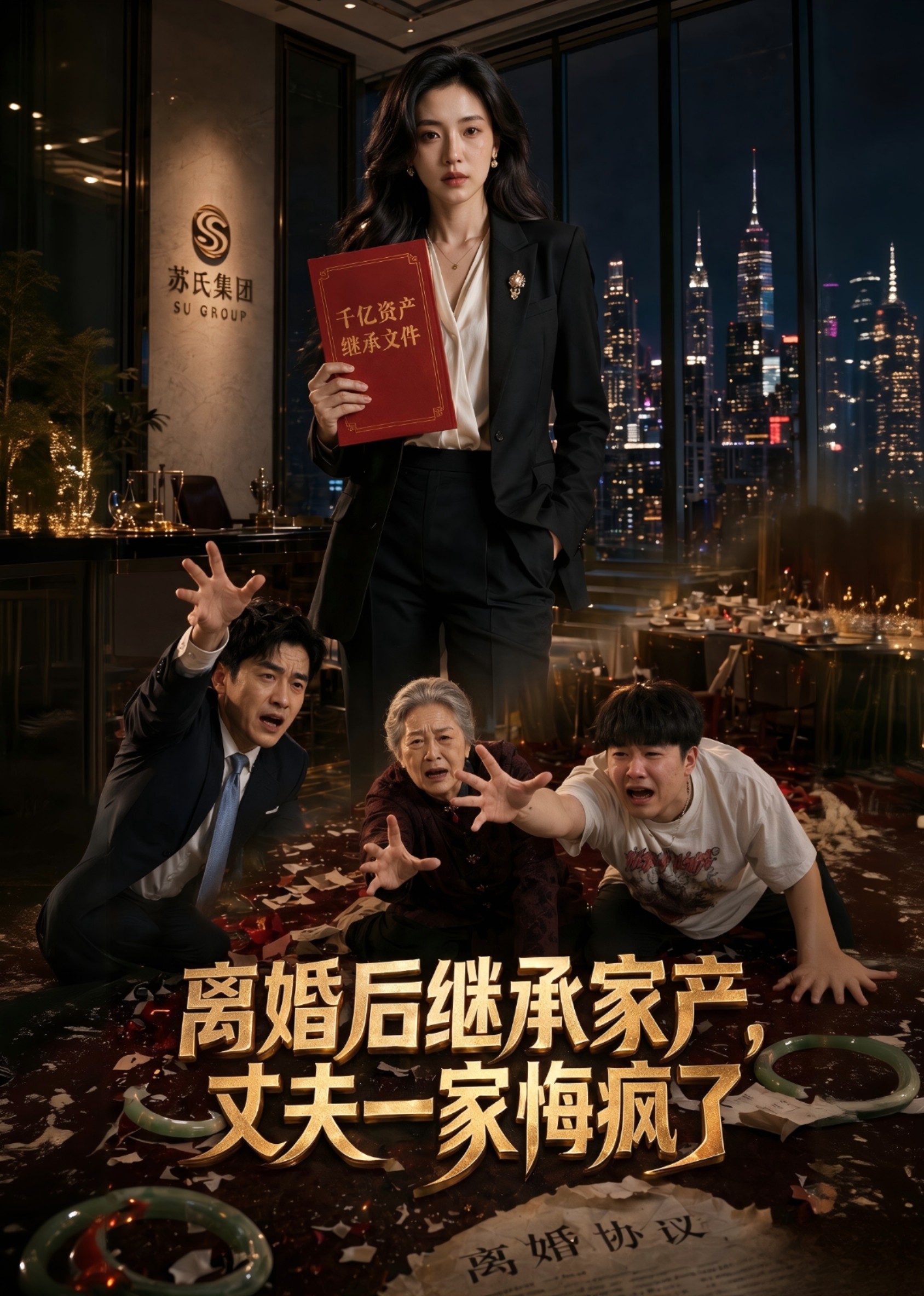 离婚后继承家产，丈夫一家悔疯了