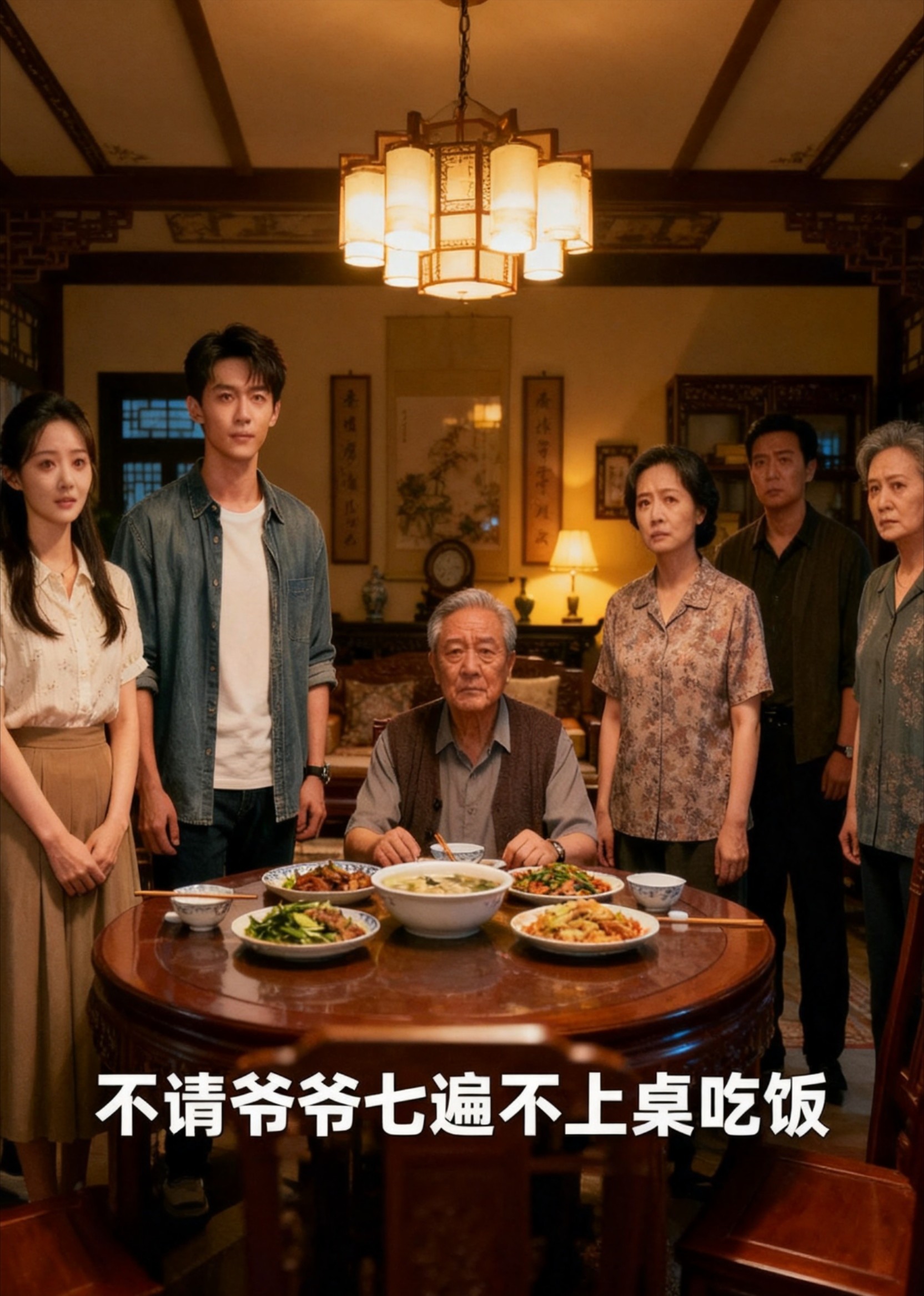 不请爷爷七遍不上桌吃饭封面图