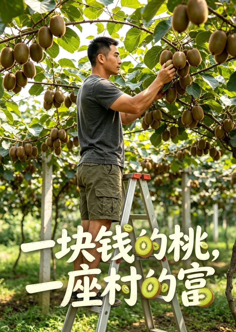 一块钱的桃，一座村的富