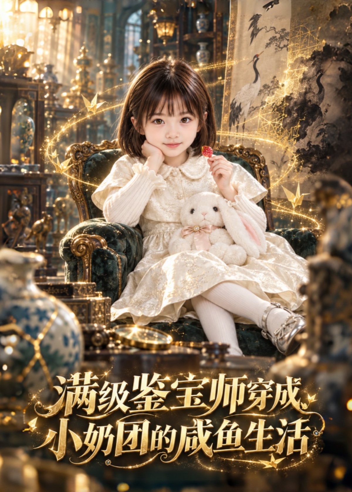 满级鉴宝师穿成小奶团的咸鱼生活封面图