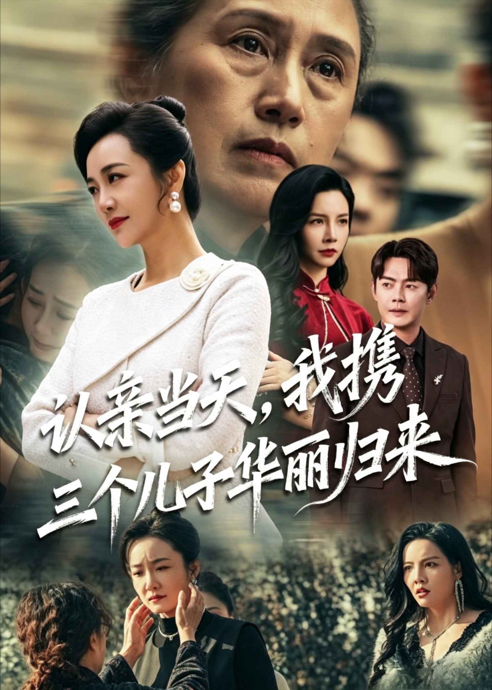 认亲当天，我携三个儿子华丽归来