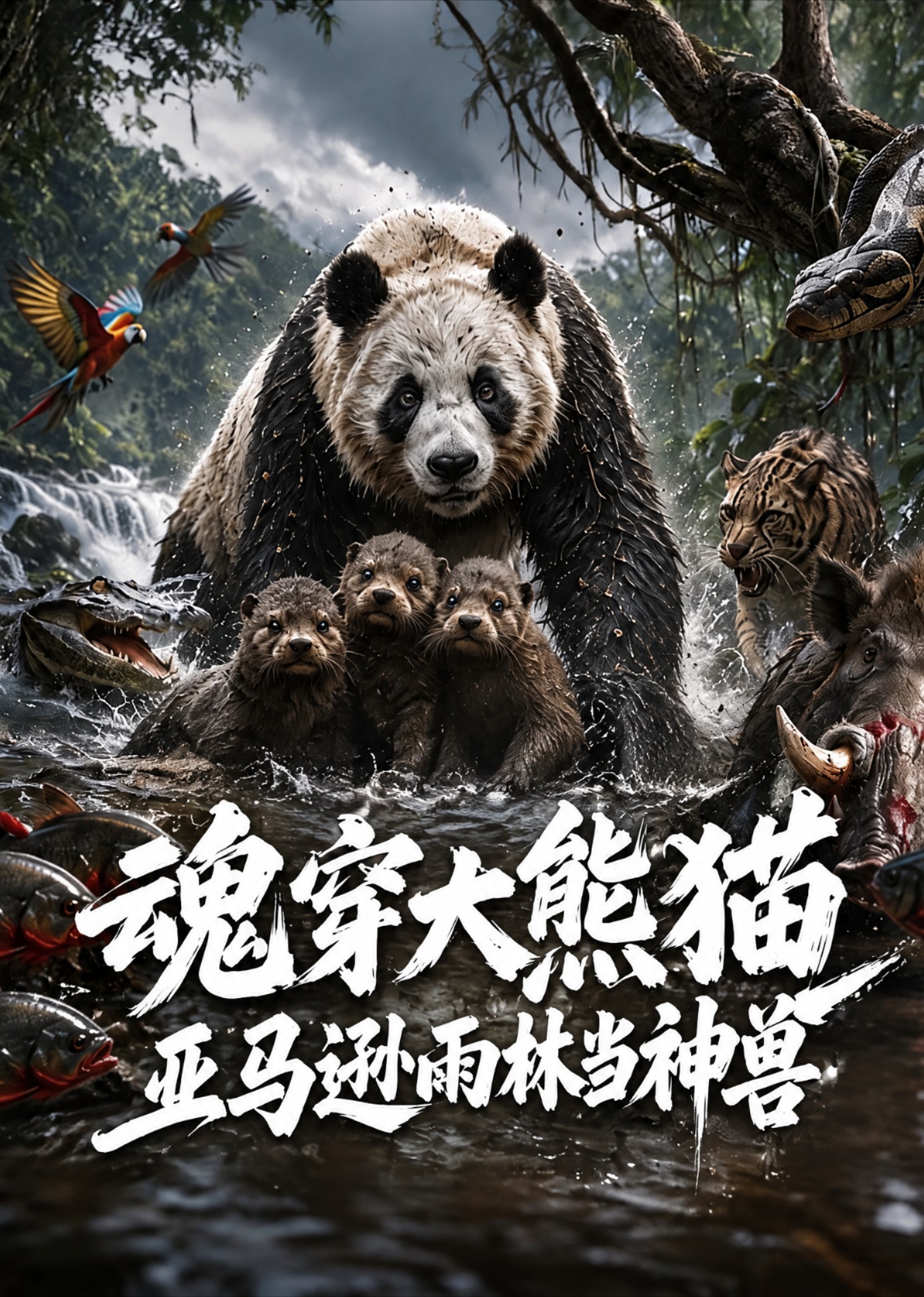 魂穿大熊猫，亚马逊雨林当神兽封面图