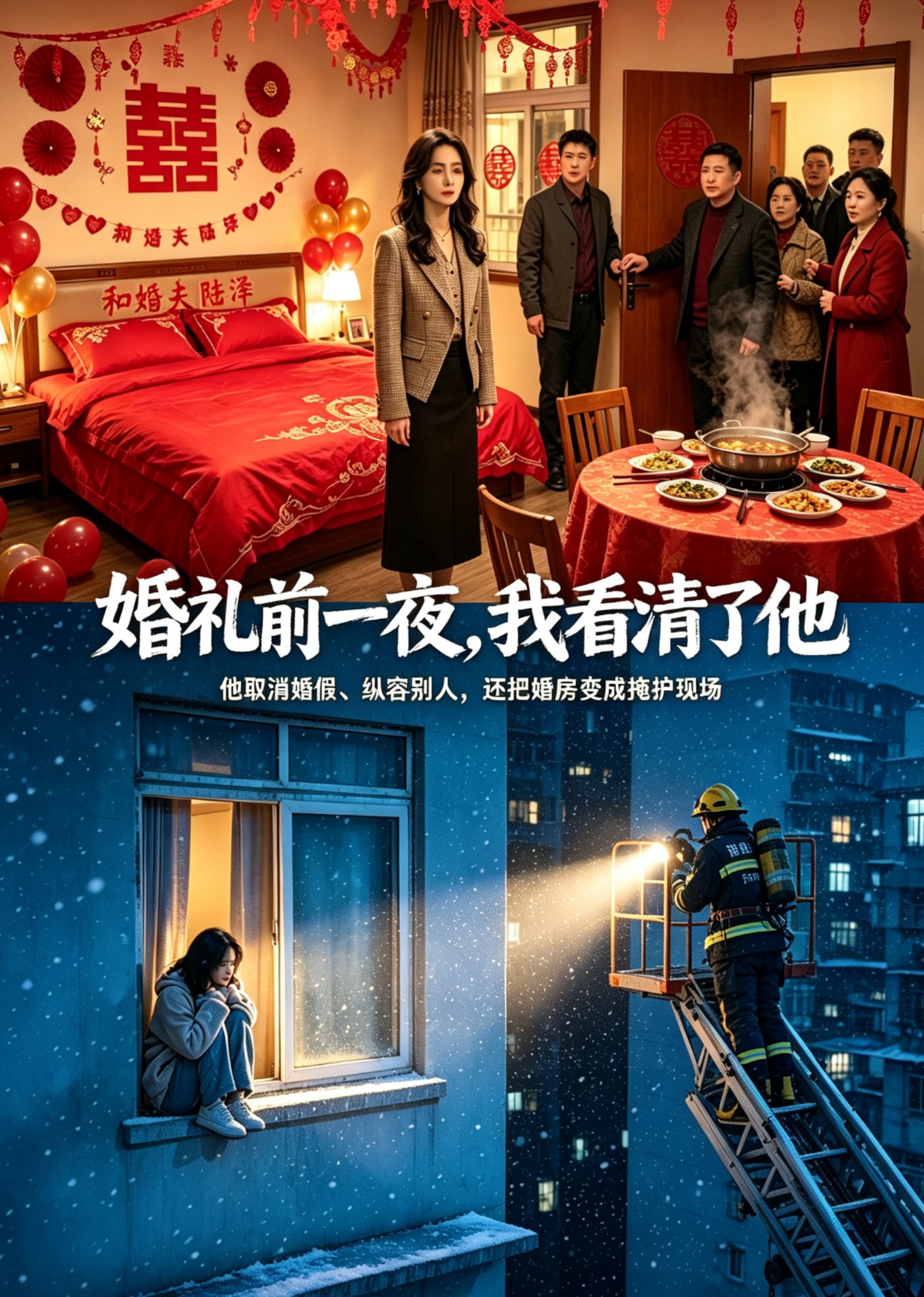 婚礼前一夜，我看清了他