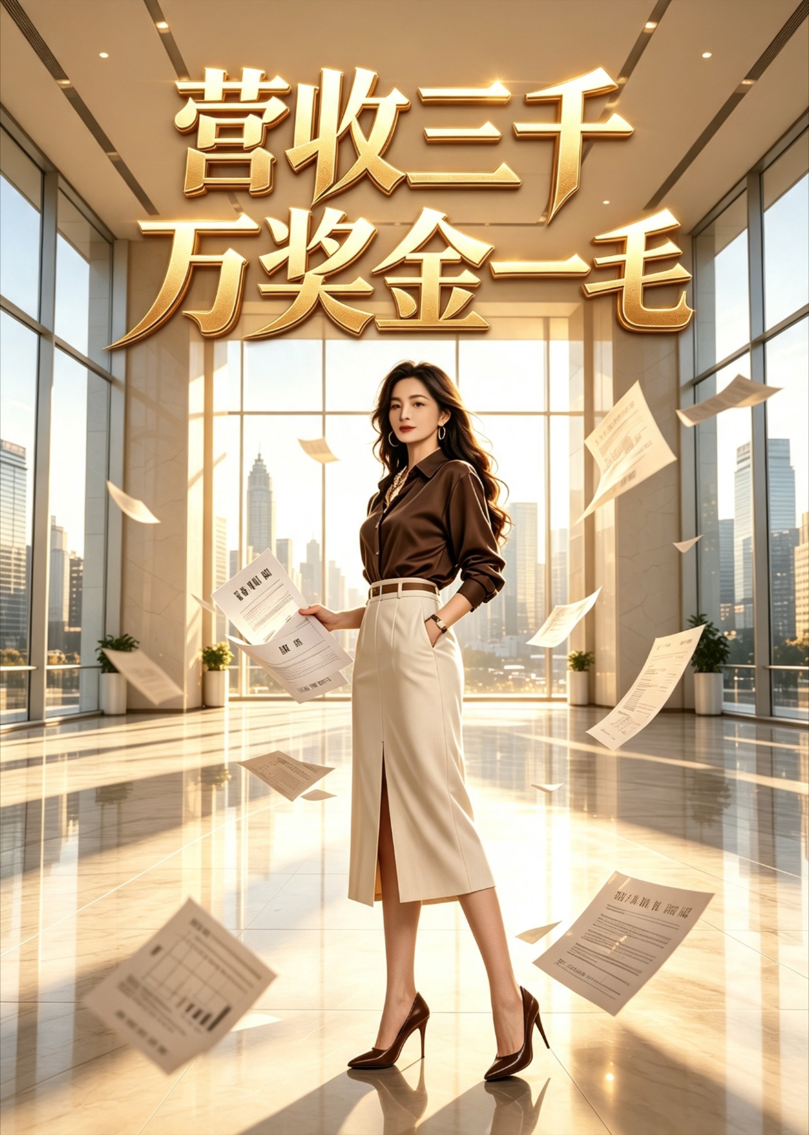 营收三千万奖金一毛