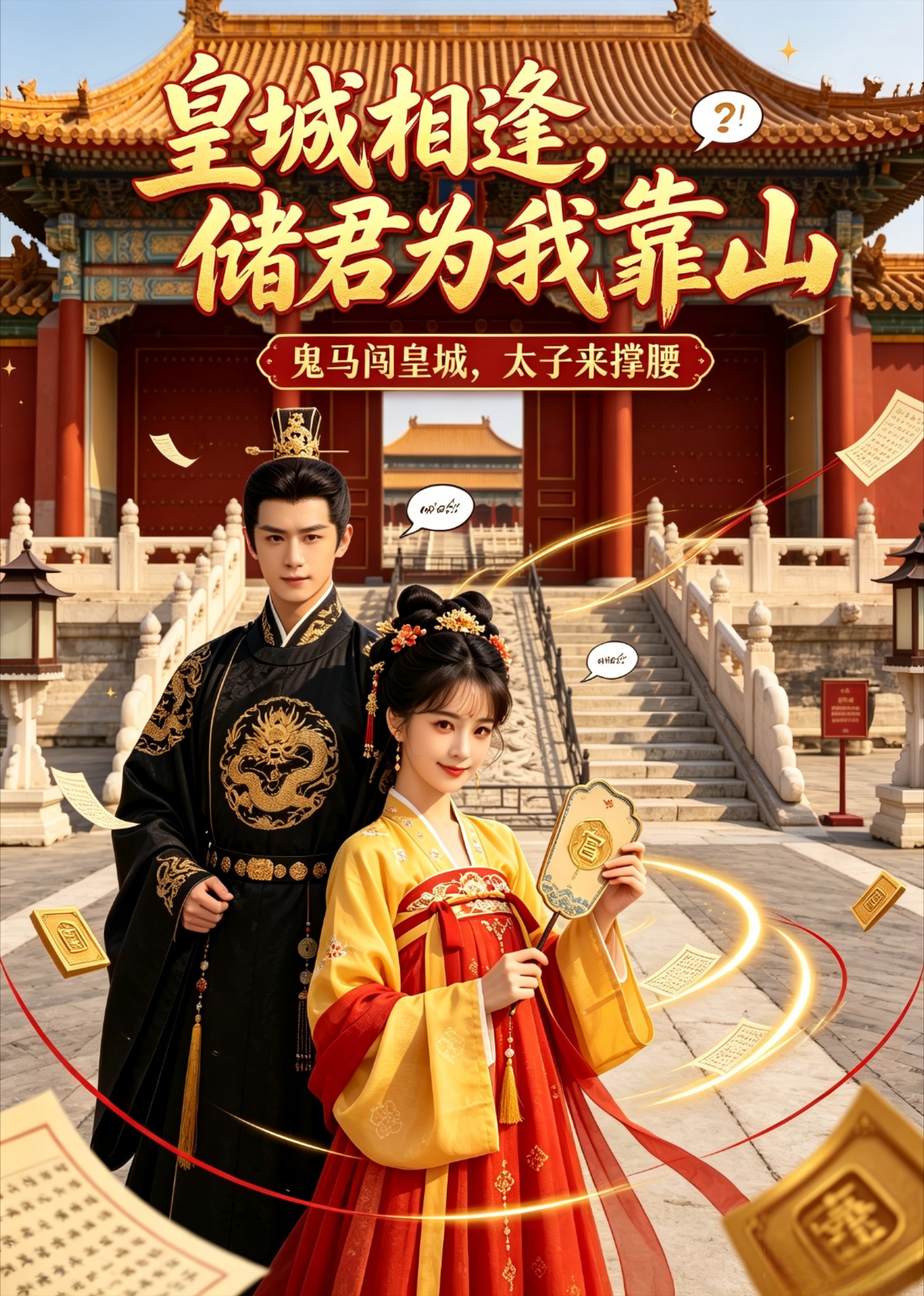 皇城相逢，储君为我靠山