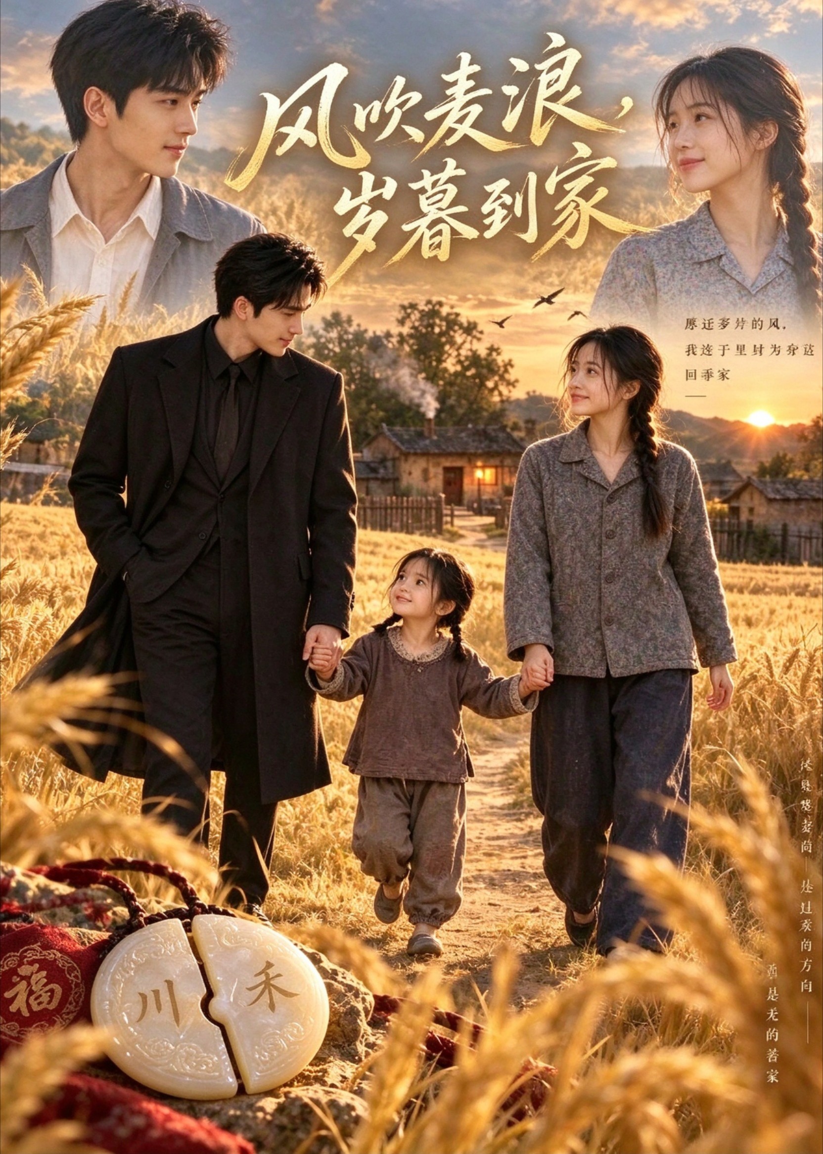 风吹麦浪，岁暮到家封面图