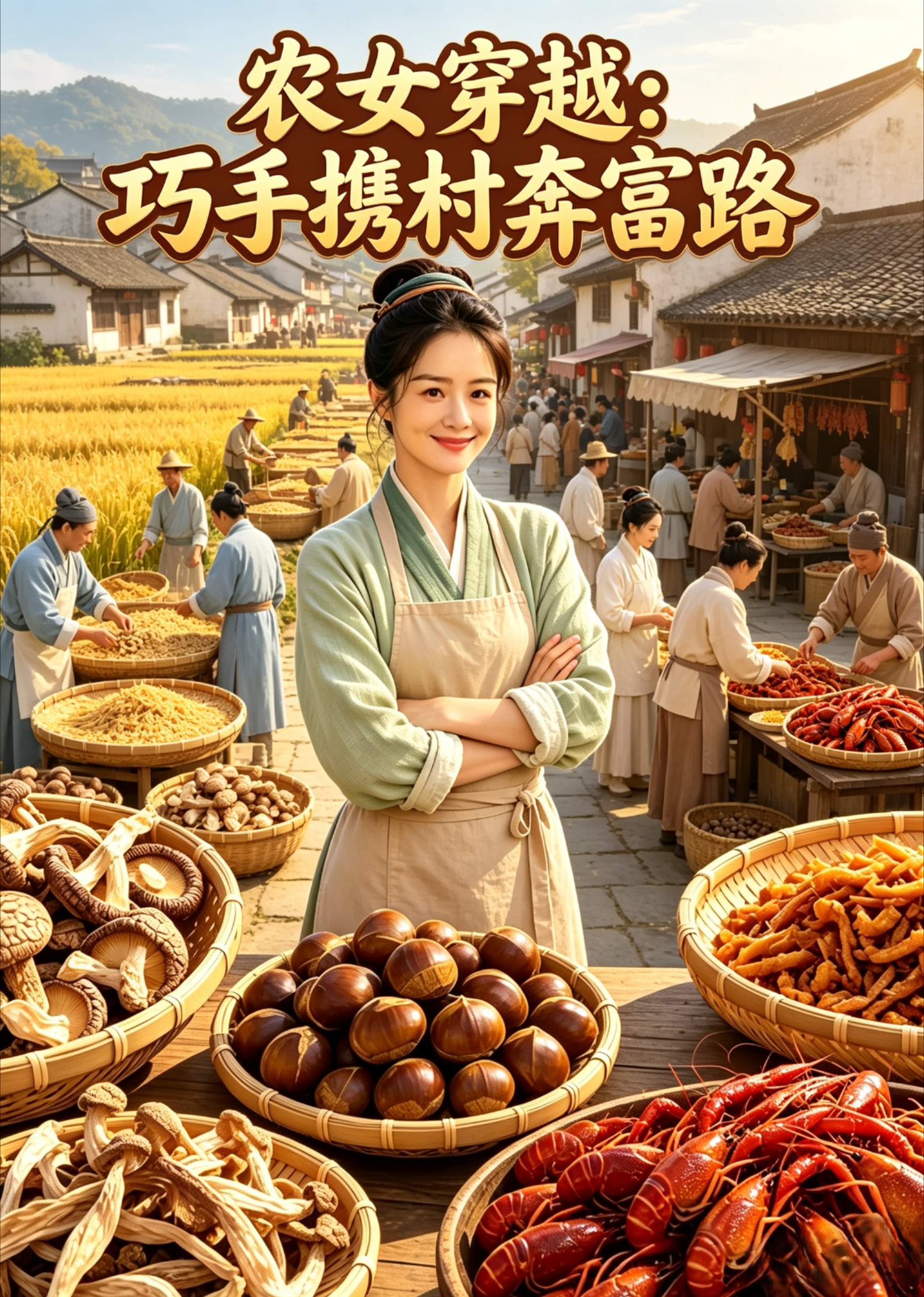 农女穿越：巧手携村奔富路
