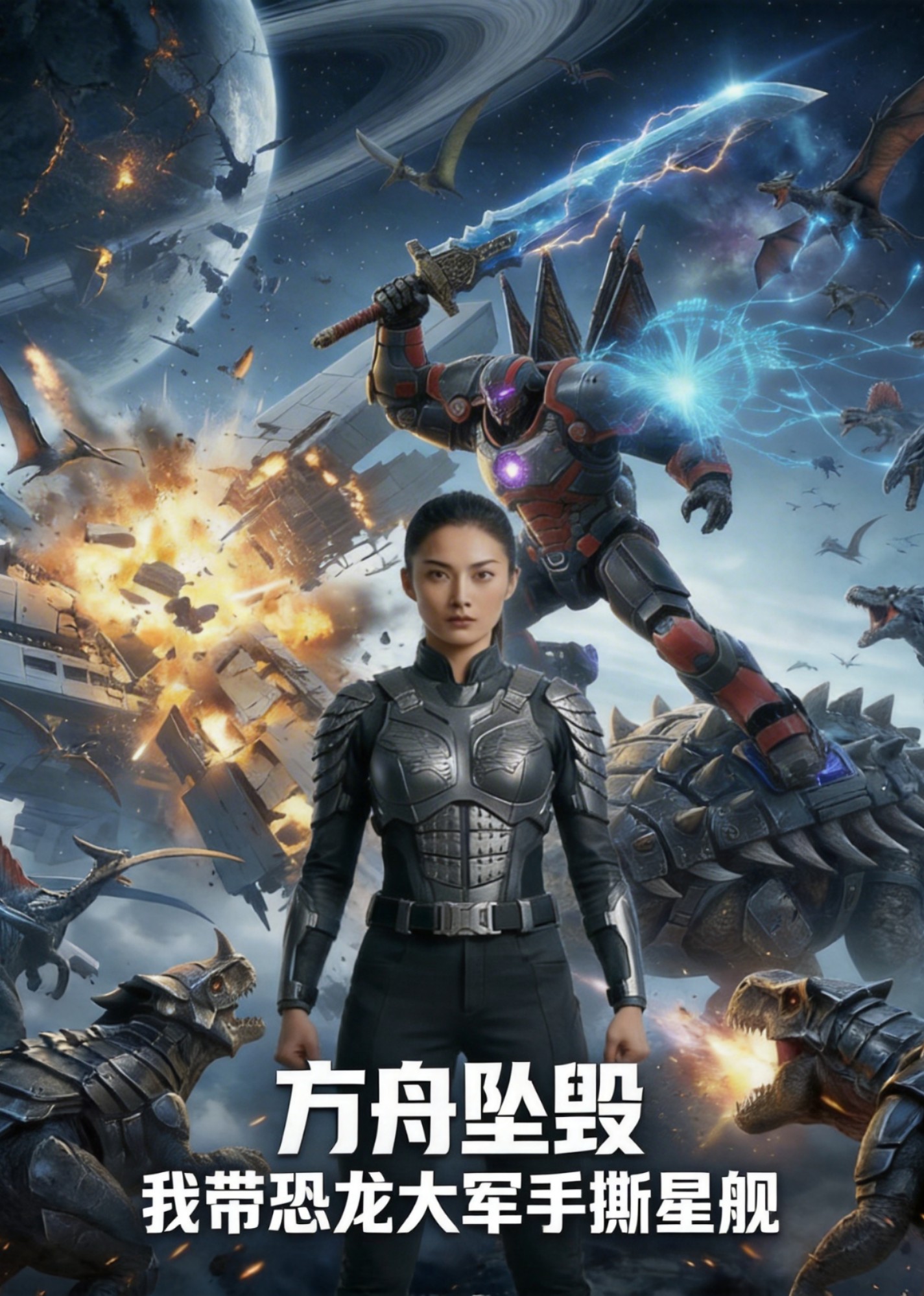 方舟坠毁，我带恐龙大军手撕星舰封面图