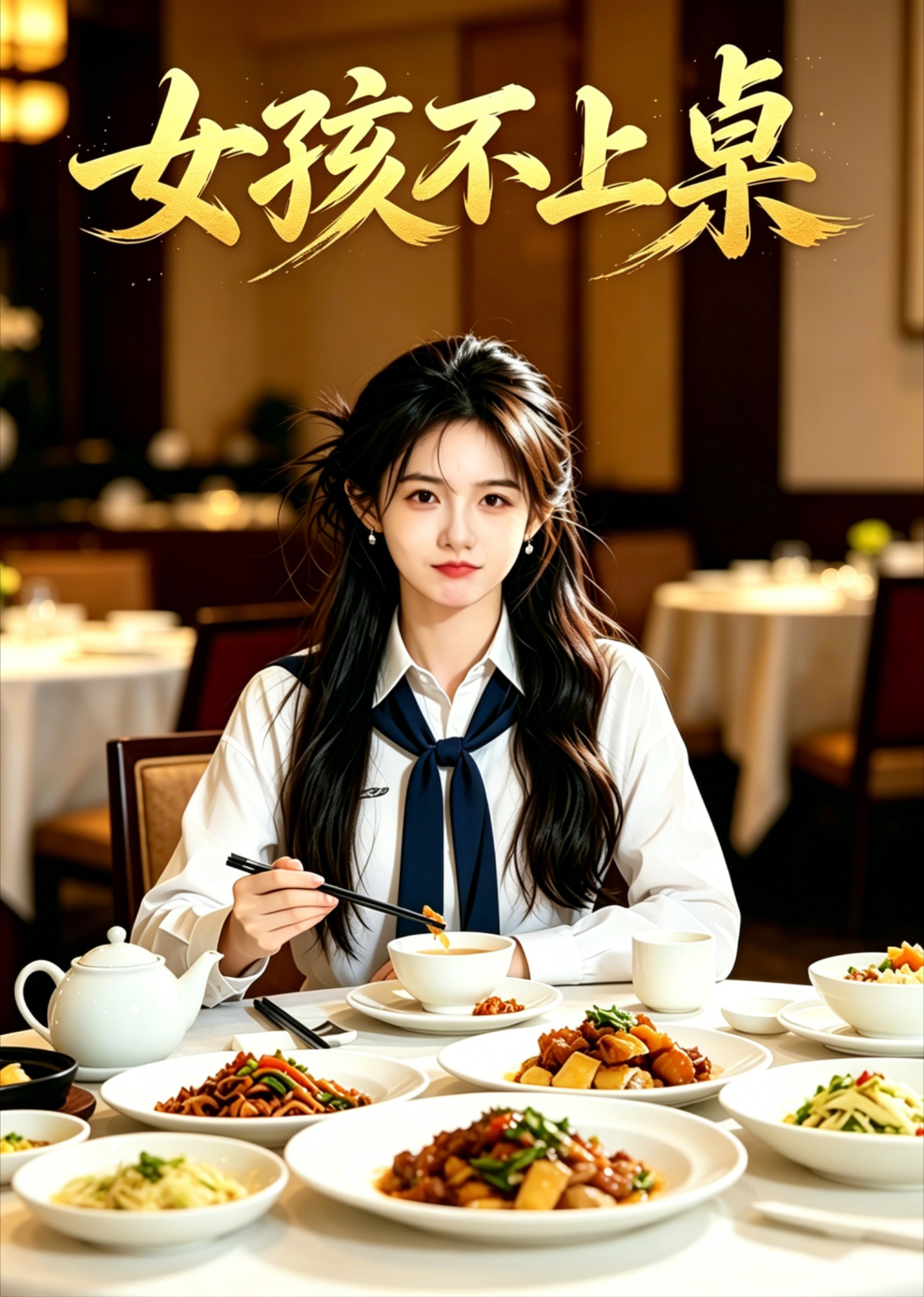女孩不上桌