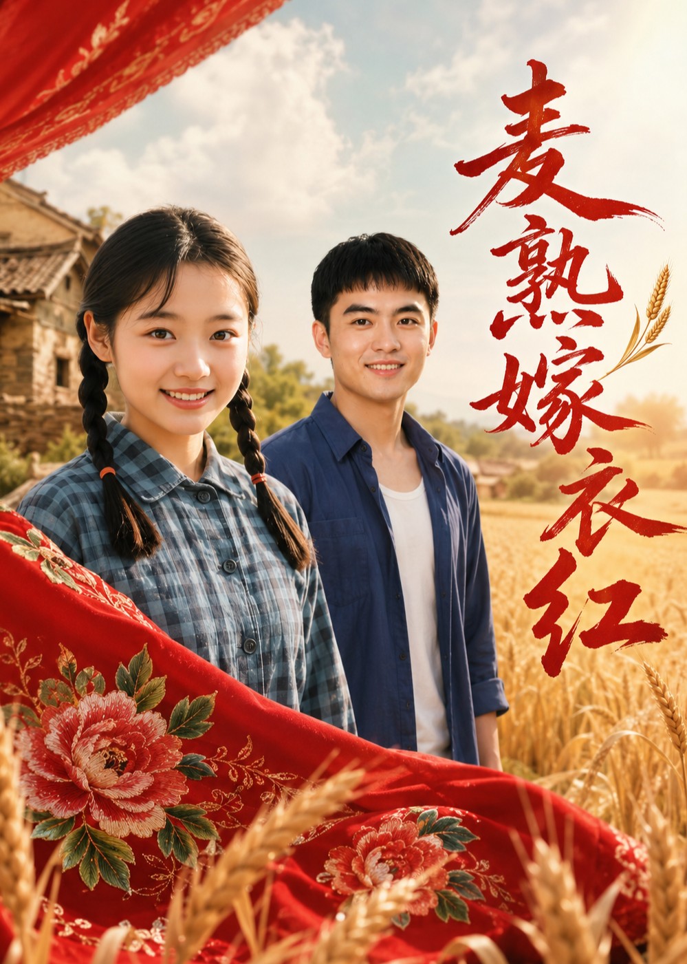 麦熟嫁衣红