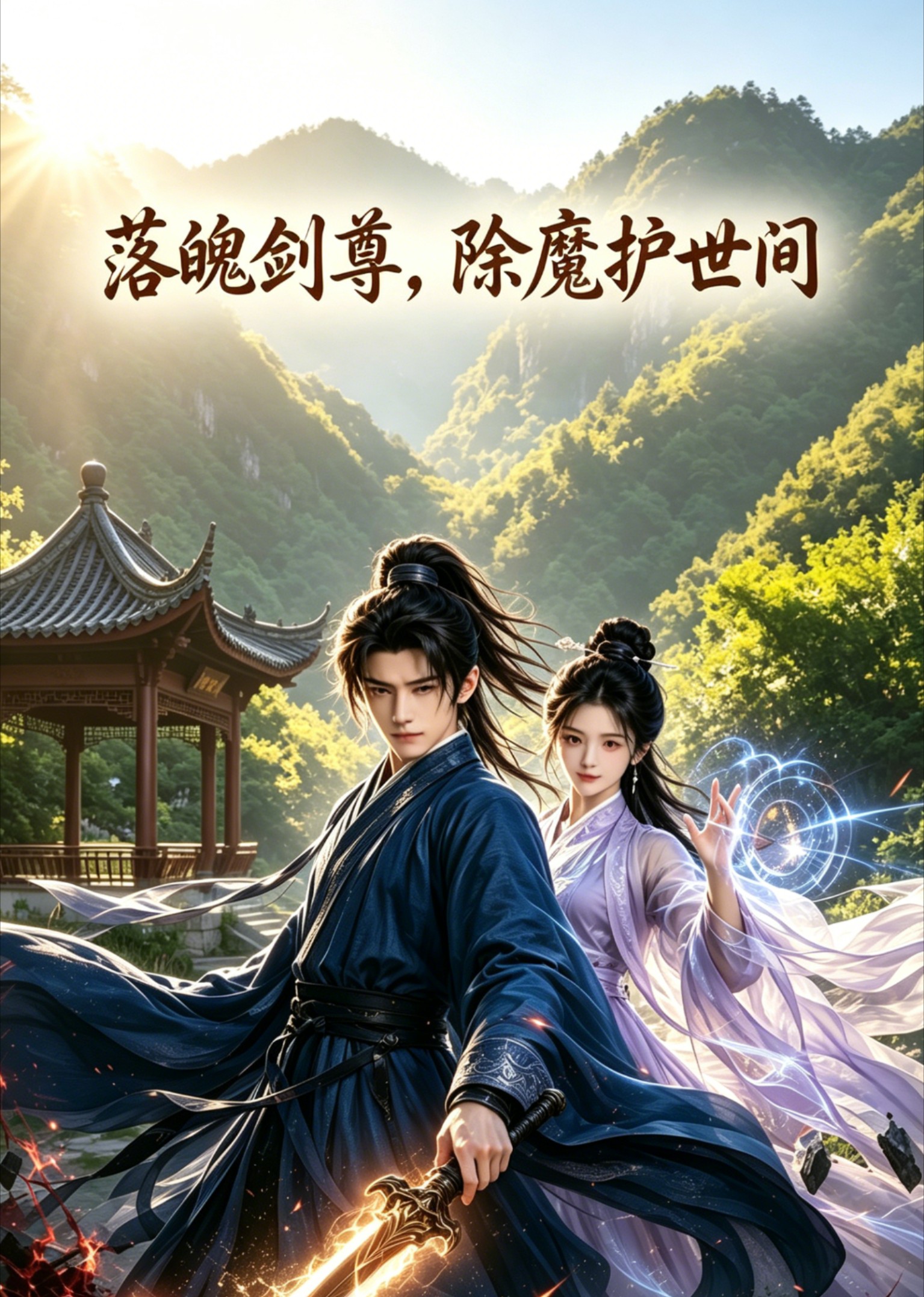落魄剑尊，除魔护世间