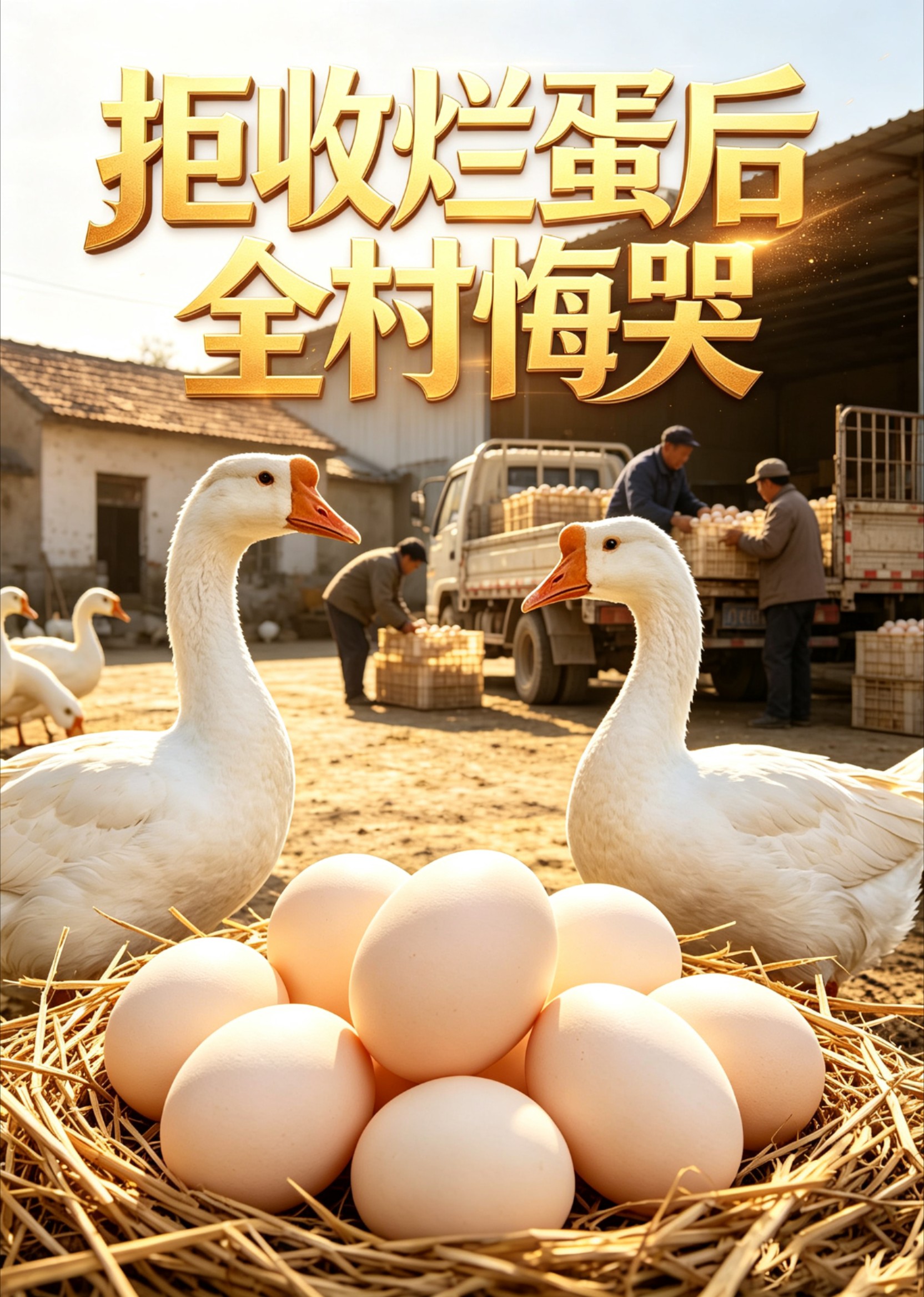 拒收烂蛋后全村悔哭