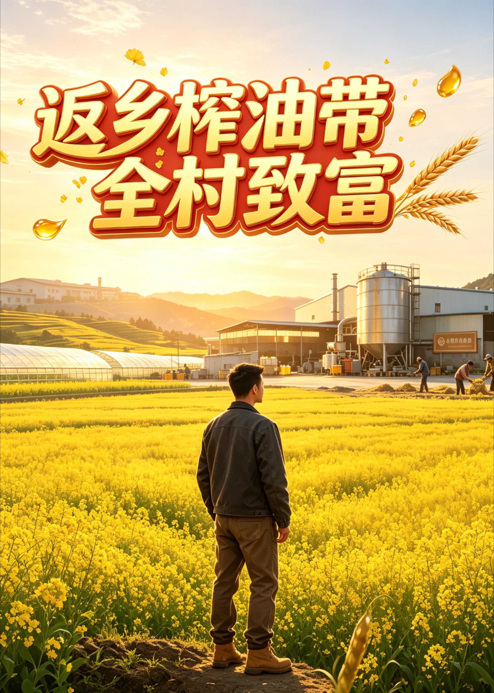 返乡榨油带全村致富