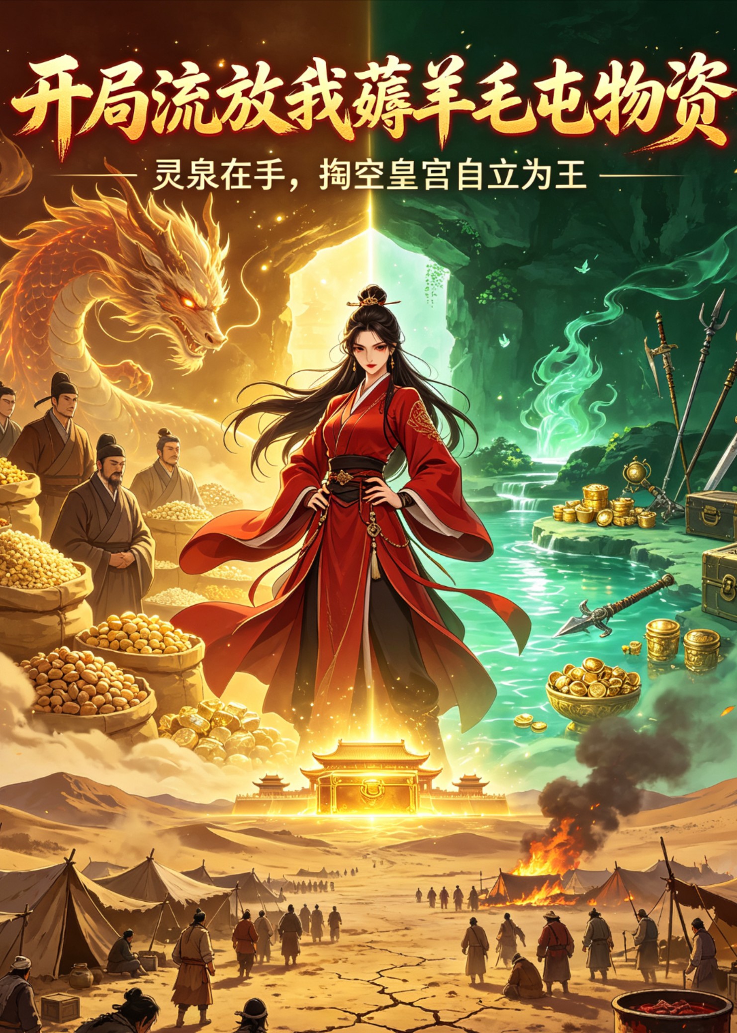 开局流放我薅羊毛屯物资富可敌国封面图