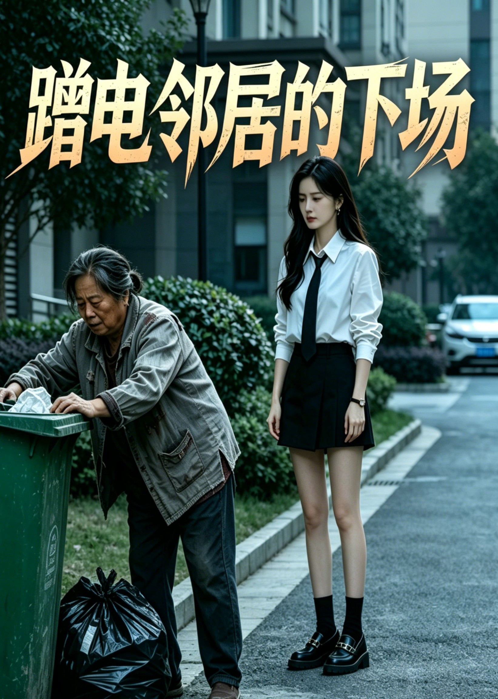 蹭电邻居的下场