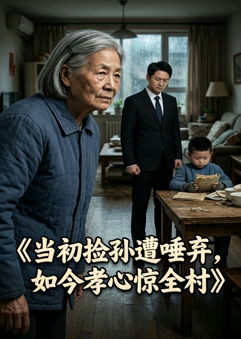 当初捡孙遭唾弃，如今孝心惊全村