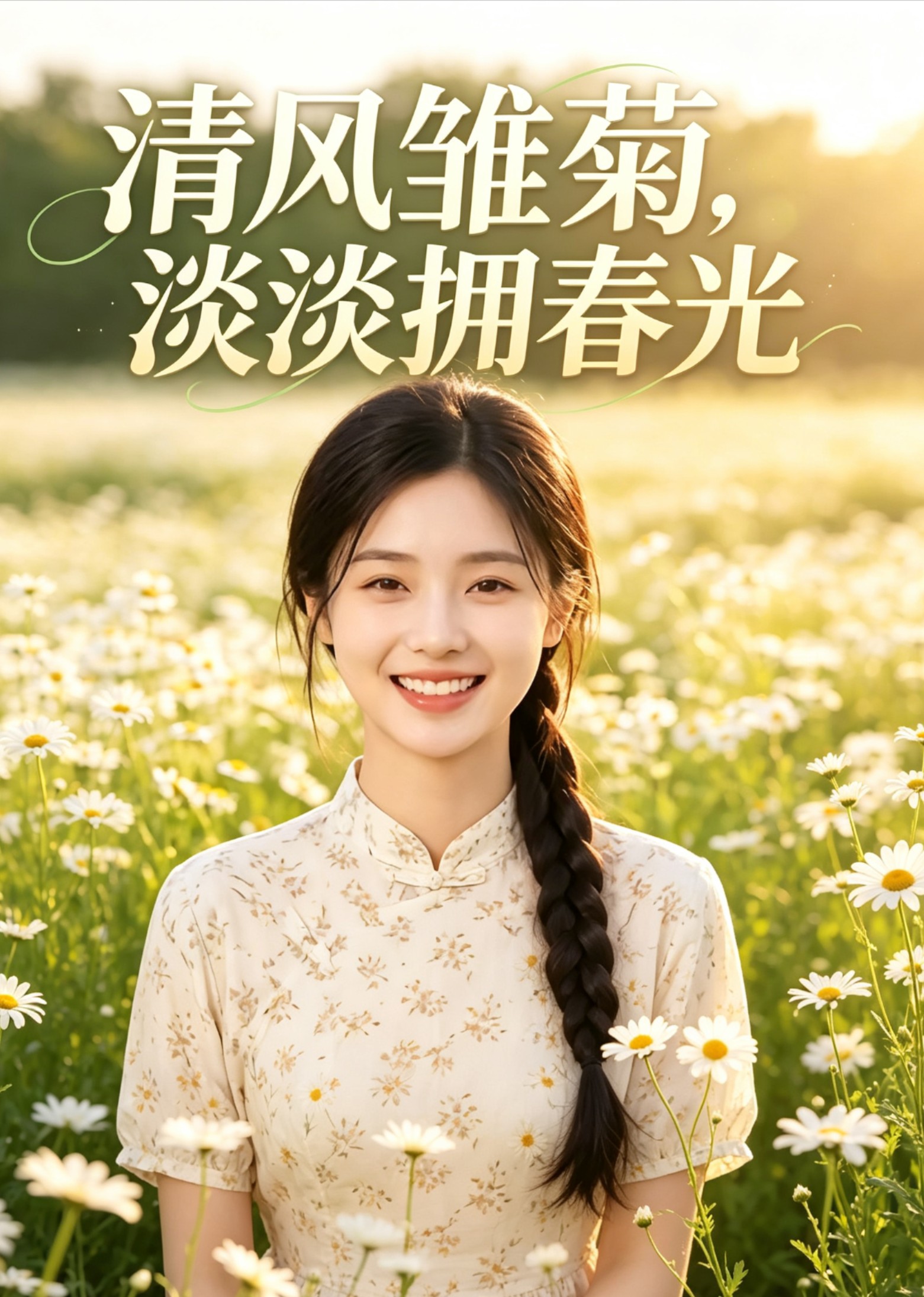 清风雏菊，淡淡拥春光