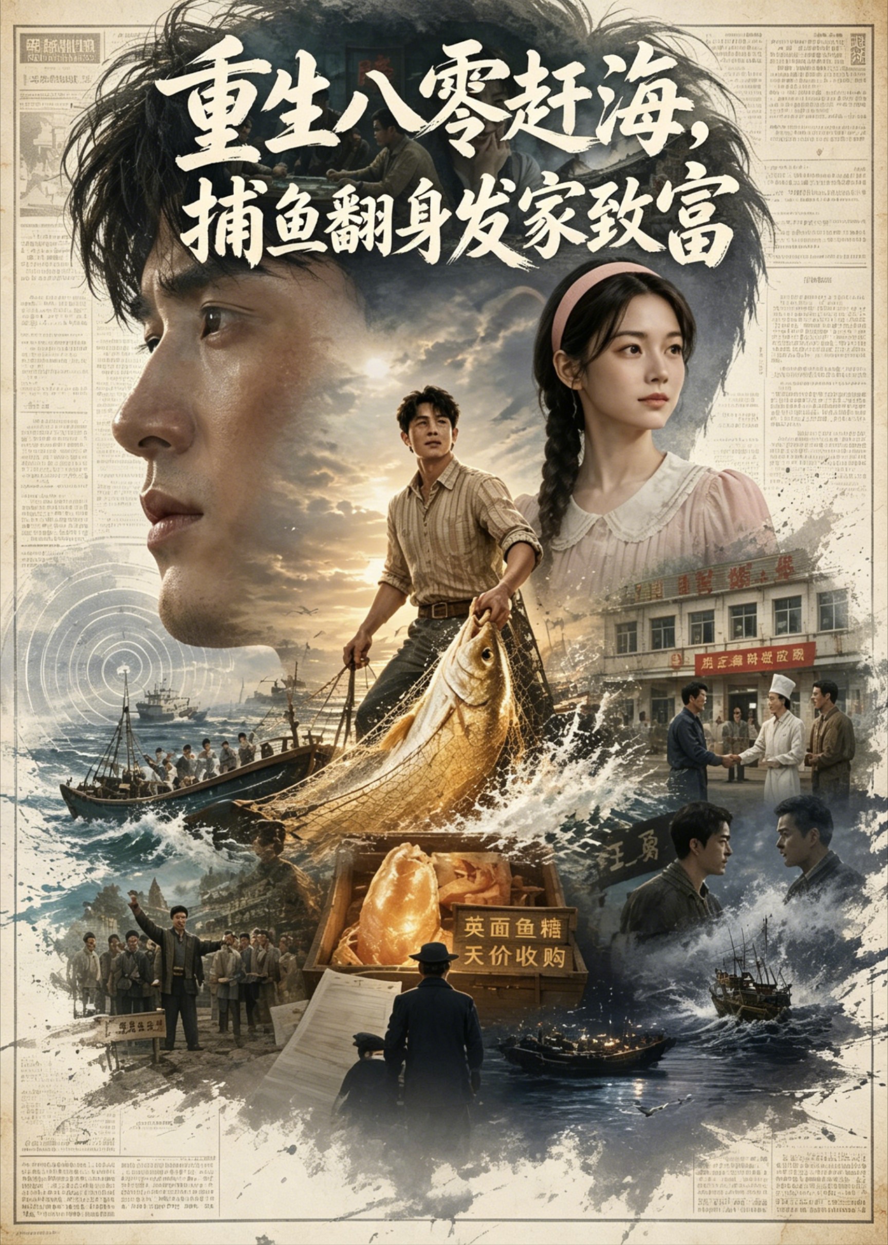 重生八零赶海，捕鱼翻身发家致富