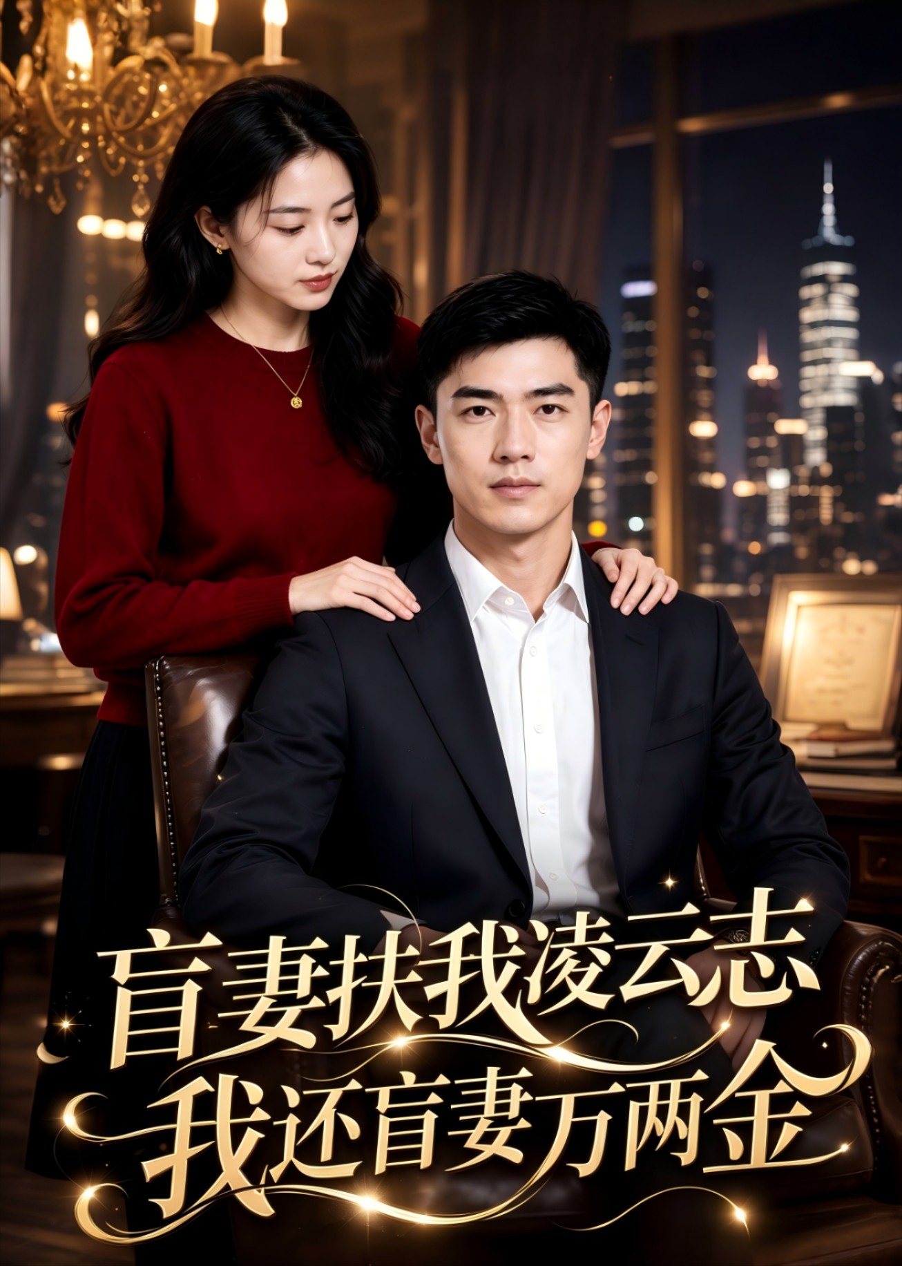 盲妻扶我凌云志，我还盲妻万两金