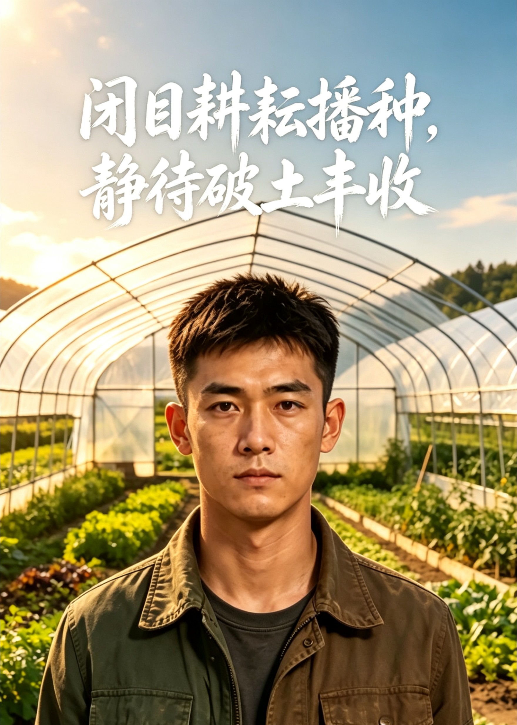 闭目耕耘播种，静待破土丰收