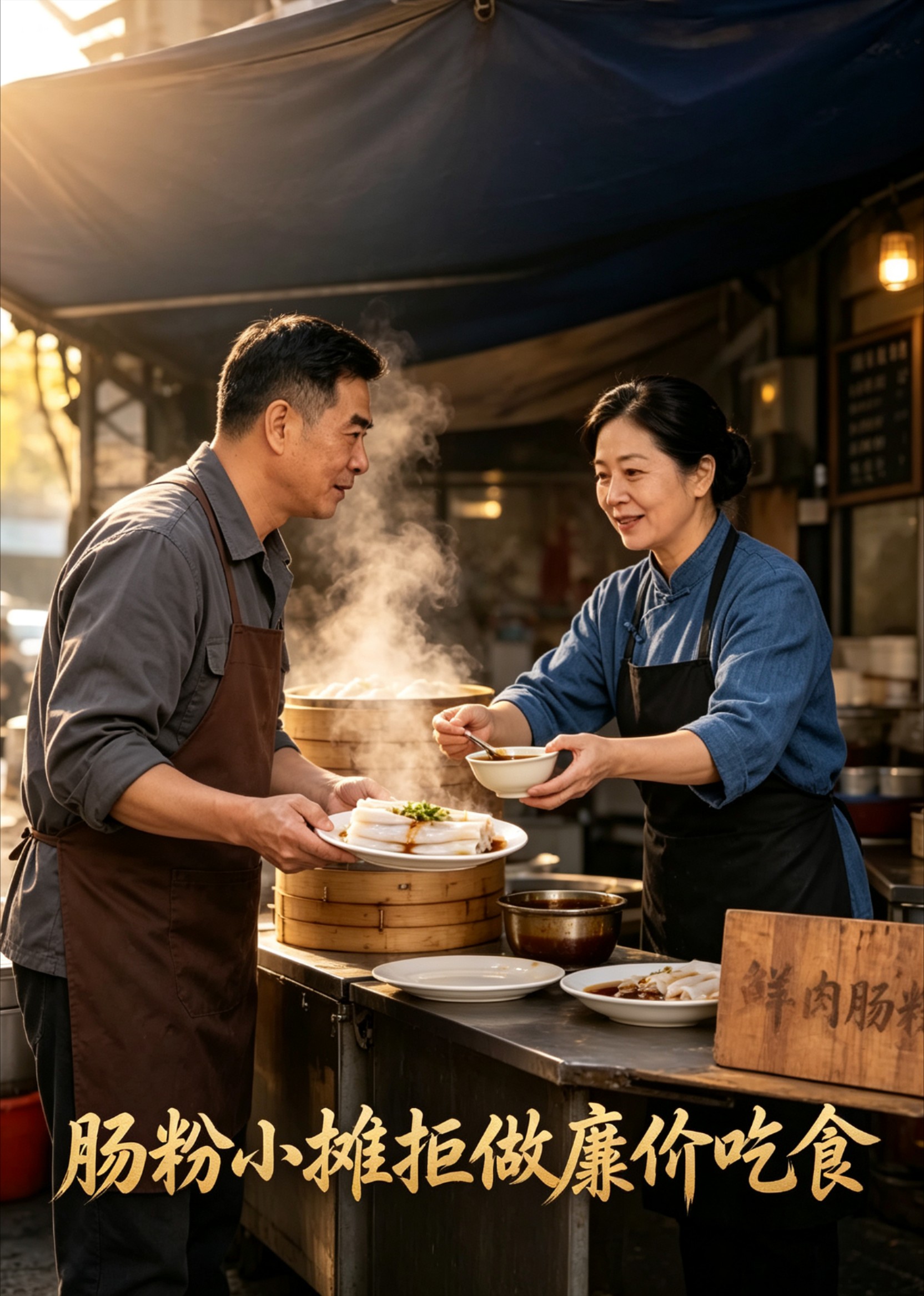 肠粉小摊拒做廉价吃食封面图