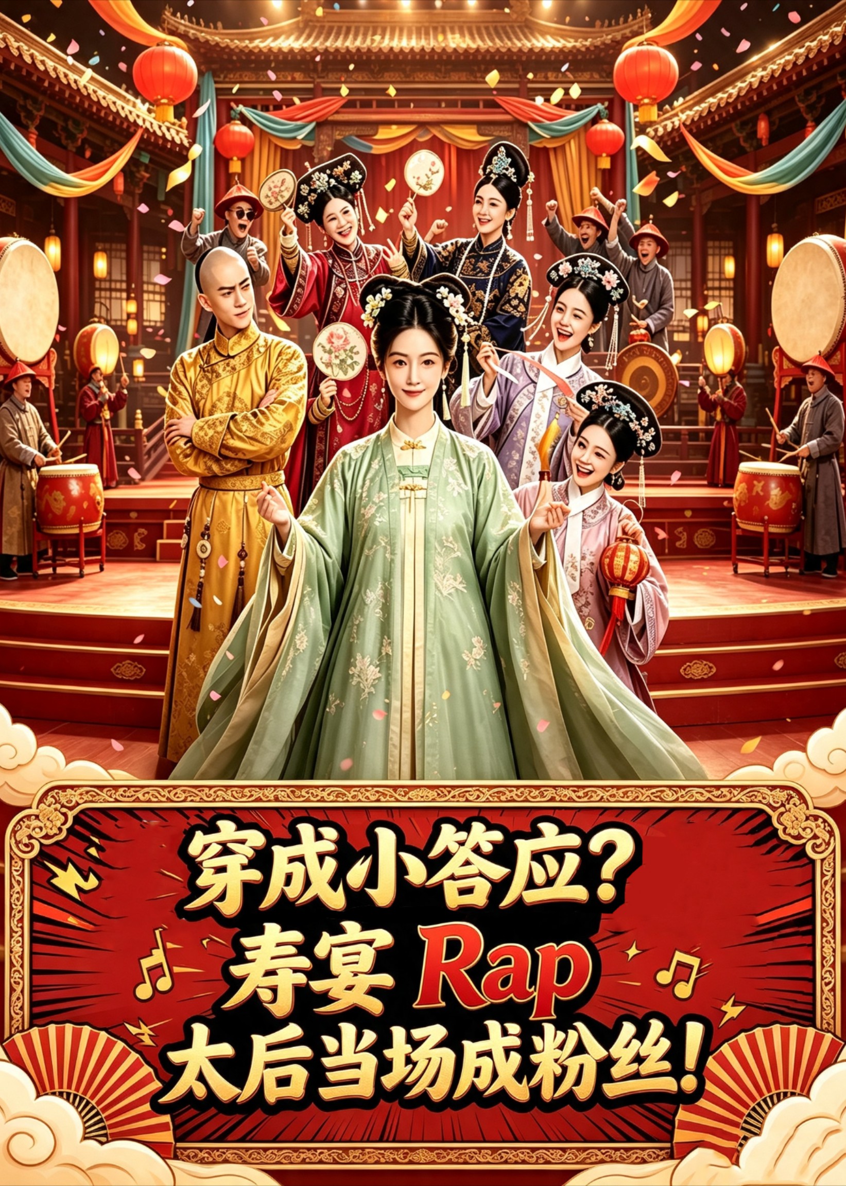 穿成小答应？寿宴Rap太后当场成粉丝！