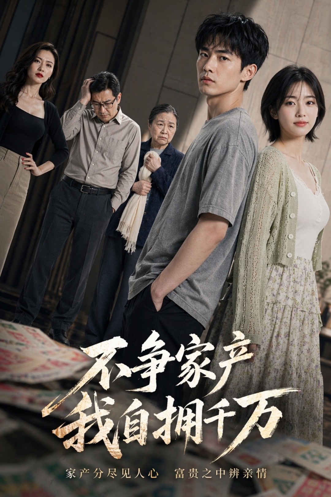 不争家产，我自拥千万