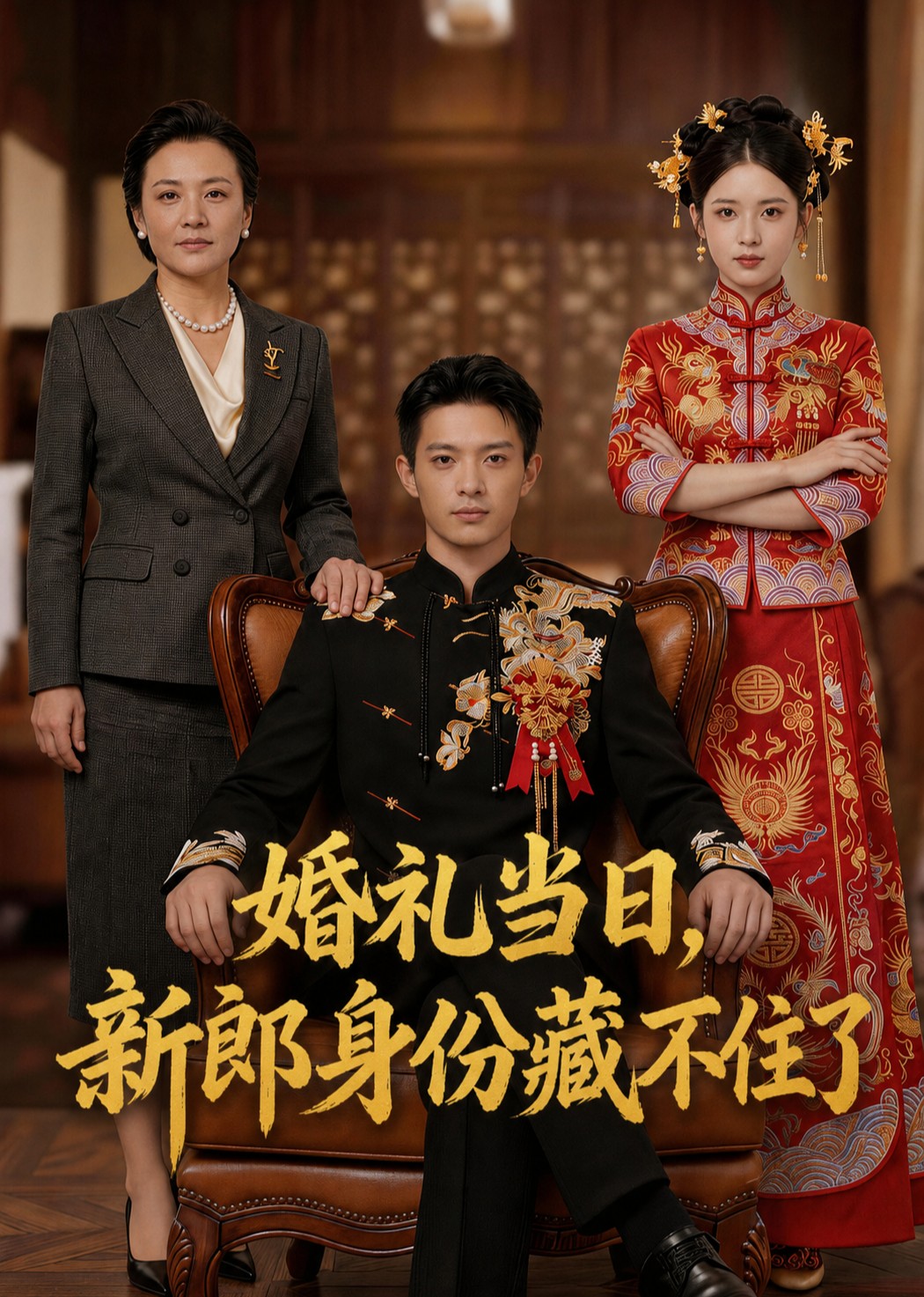婚礼当日，新郎身份藏不住了