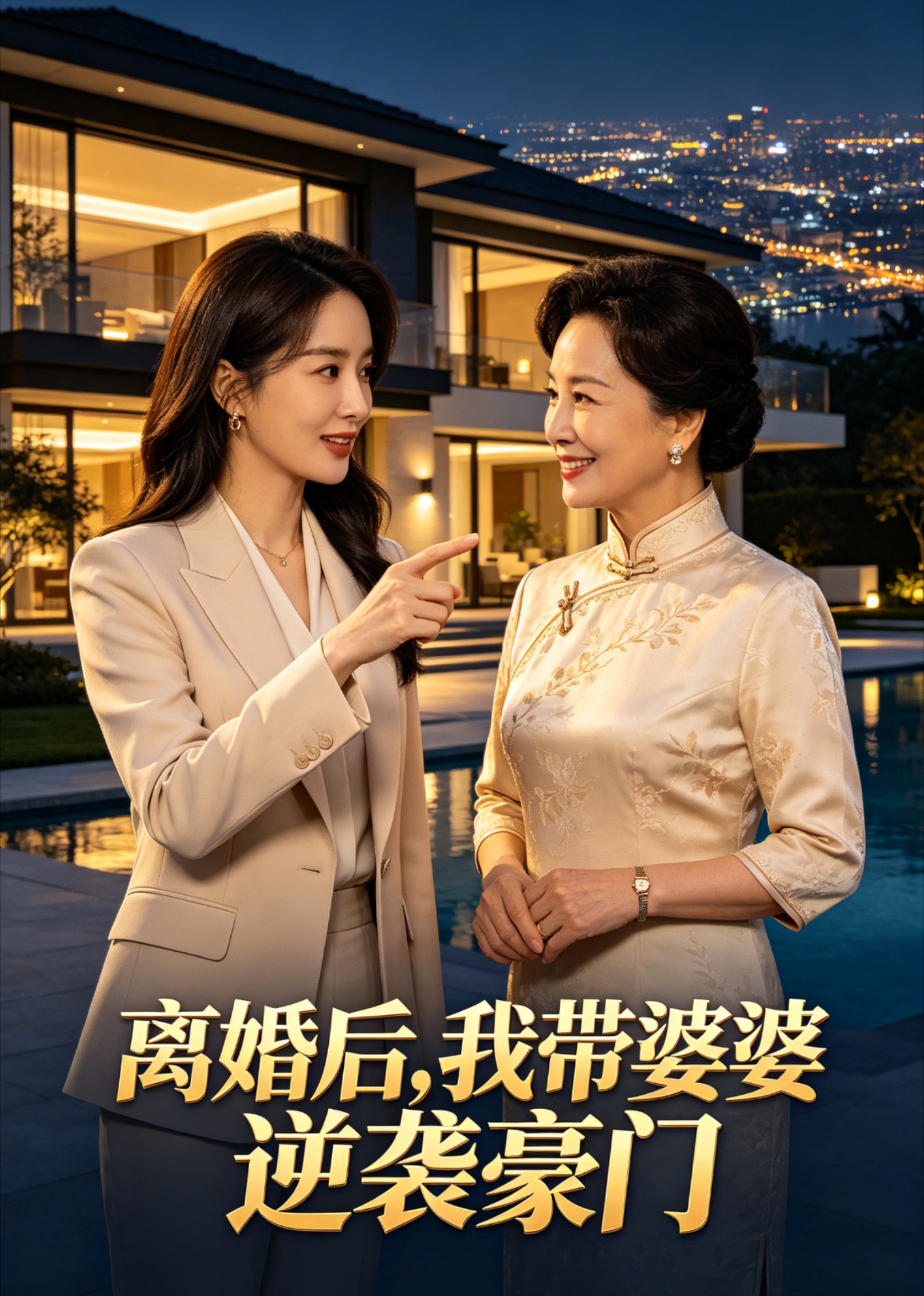 离婚后我带婆婆逆袭豪门封面图