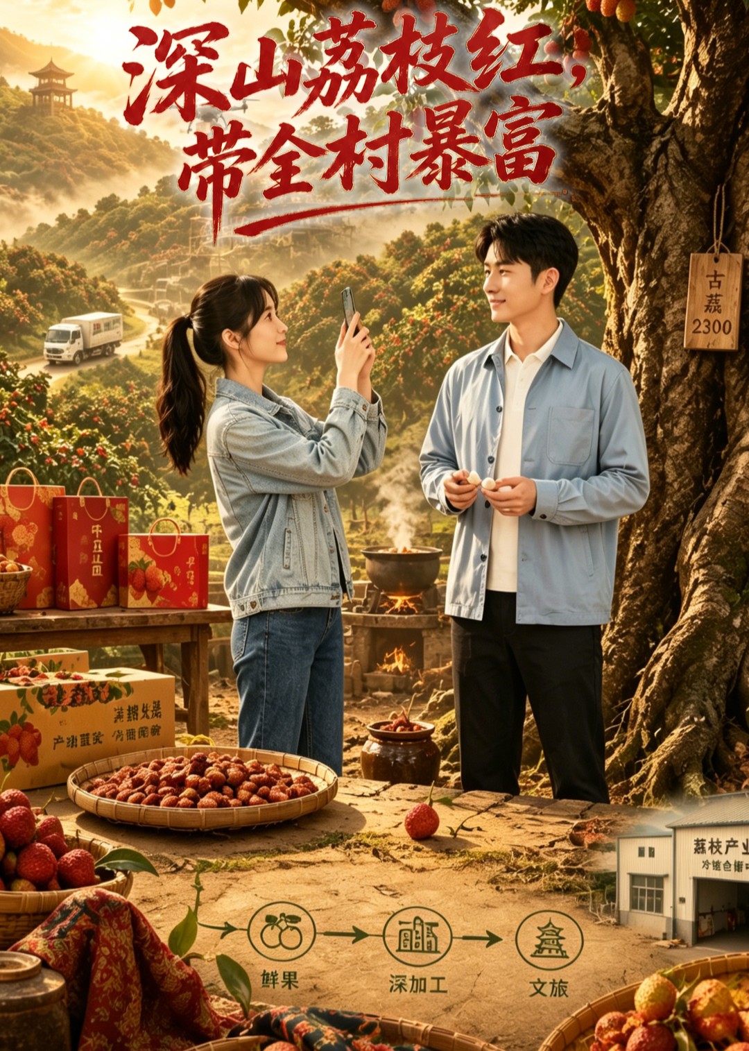 深山荔枝红，带全村暴富