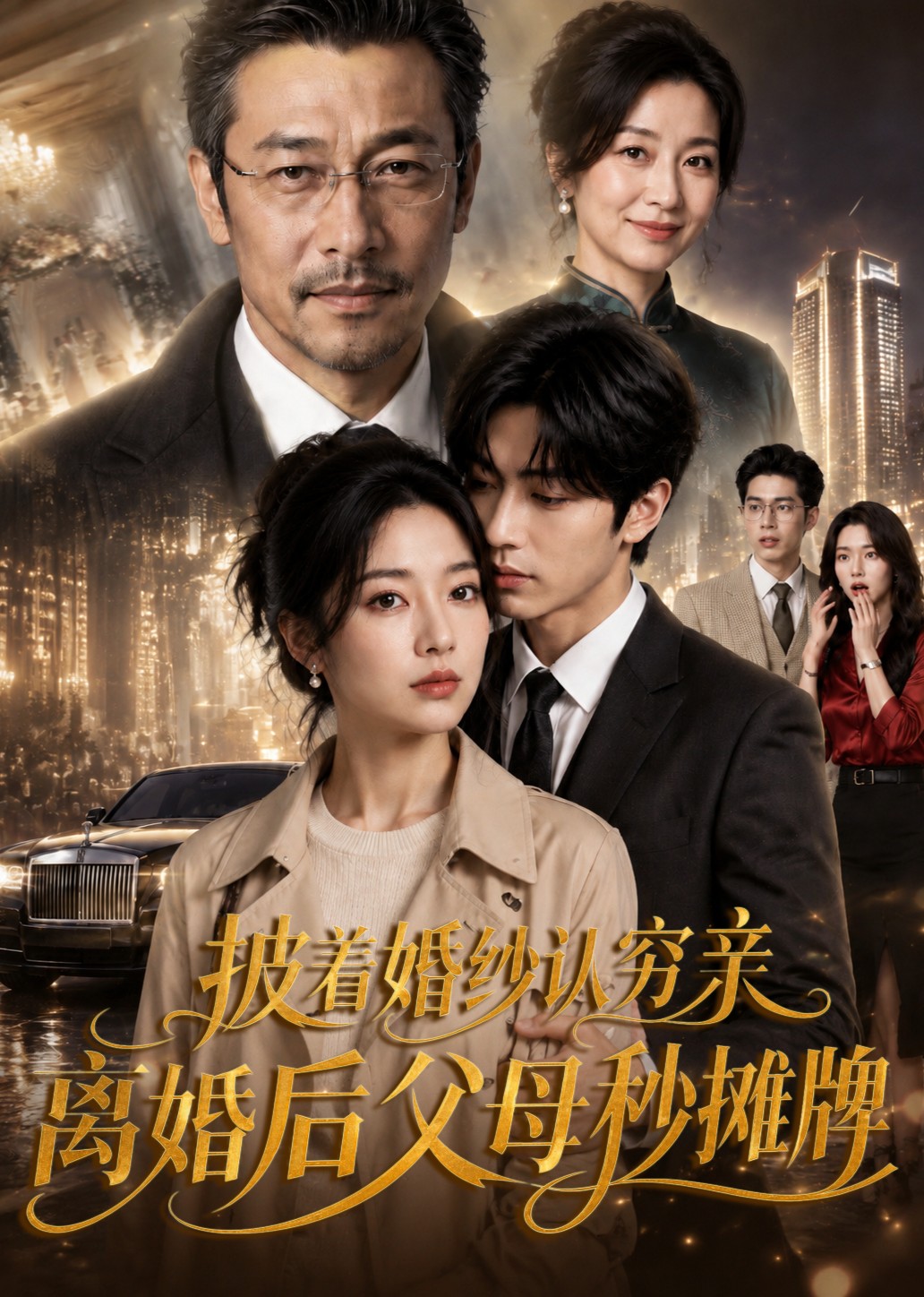披着婚纱认穷亲，离婚后父母秒摊牌