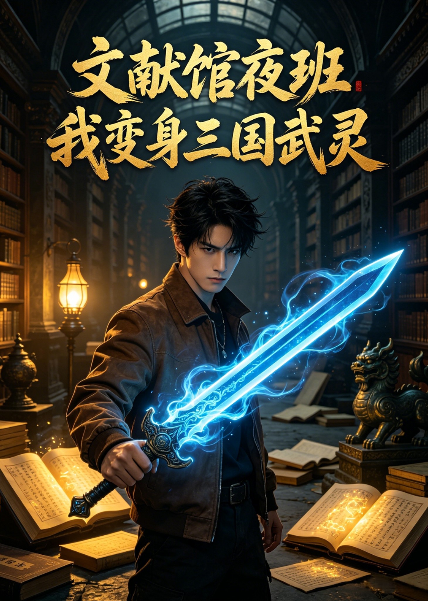文献馆夜班，我变身三国武灵封面图