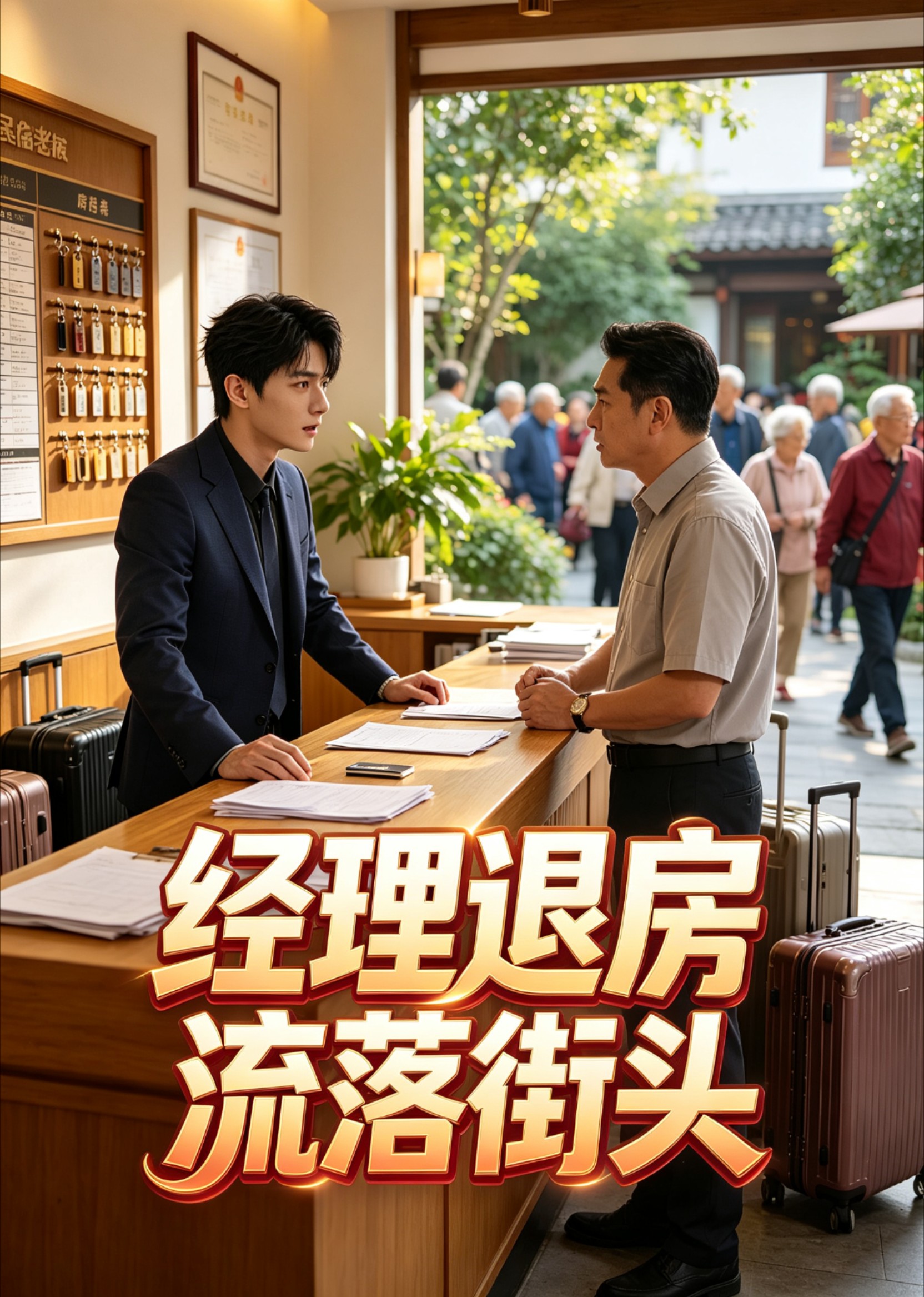 经理退房流落街头