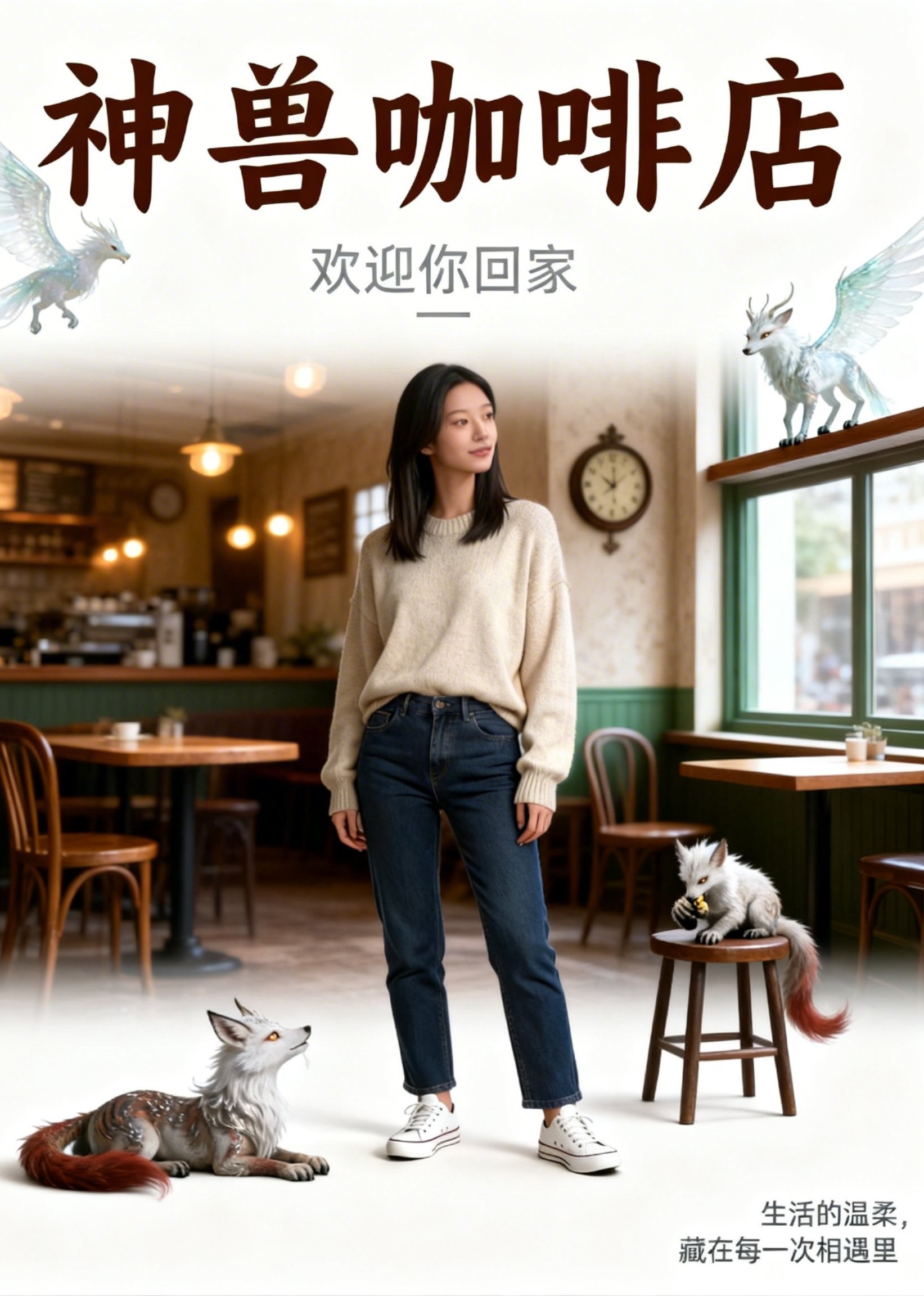 神兽咖啡店，欢迎你回家。